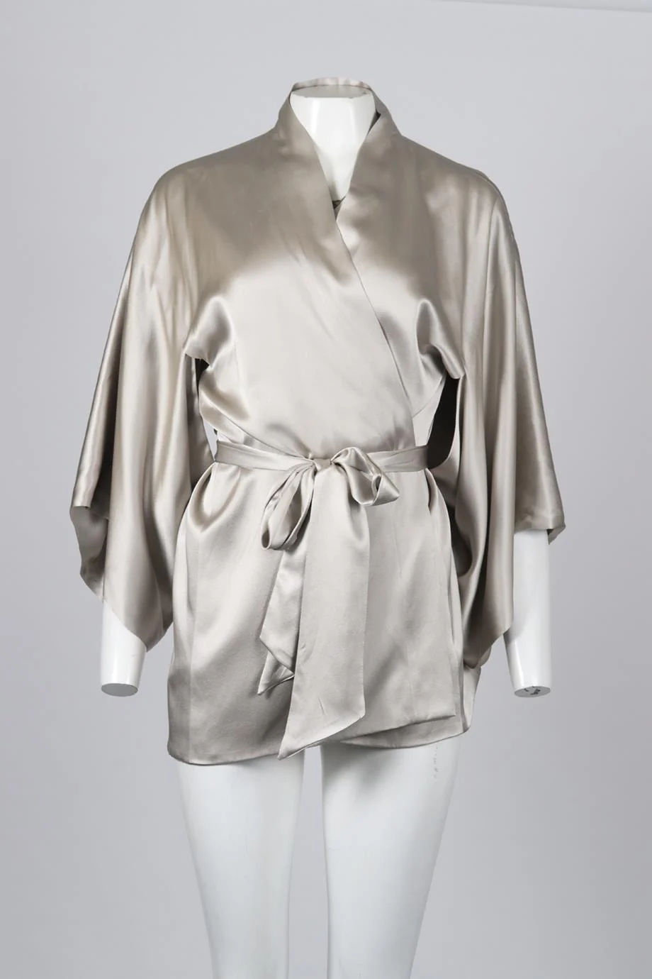 VOZ BELTED SILK ROBE ONE SIZE - Image 2