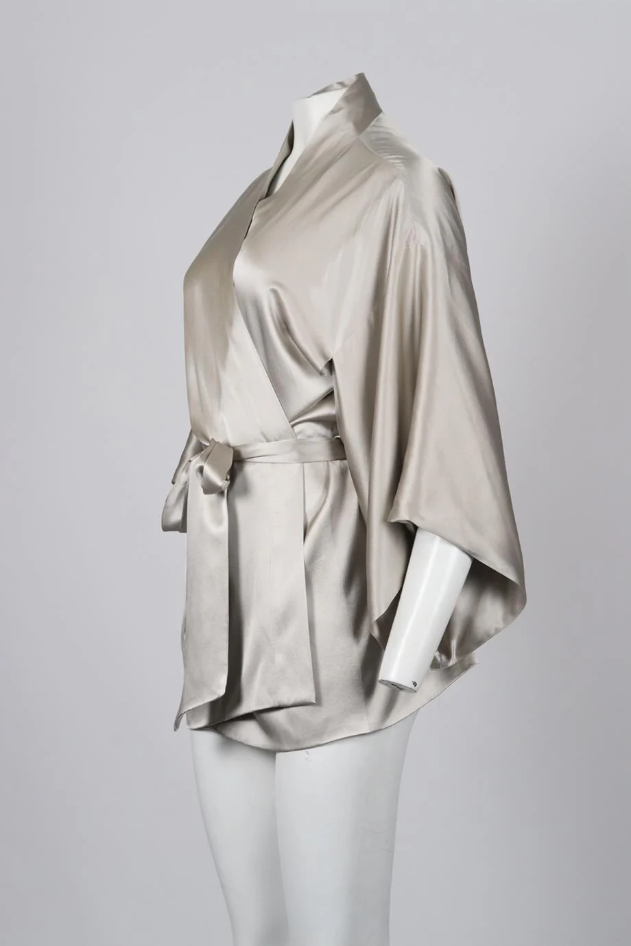 VOZ BELTED SILK ROBE ONE SIZE - Image 3