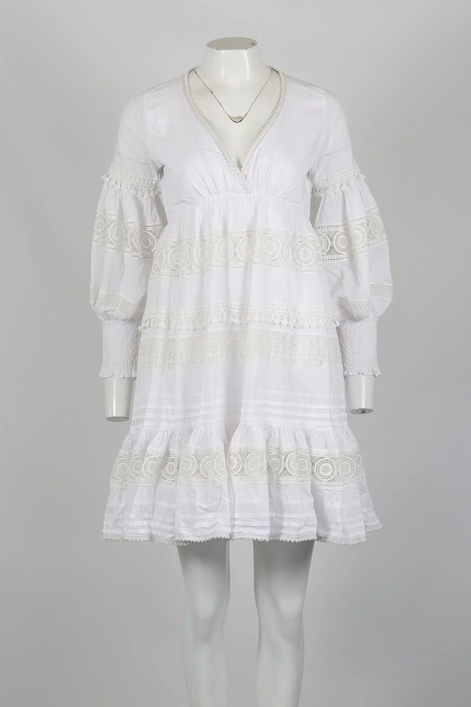 WAIMARI COTTON BLEND MINI DRESS XSMALL - Image 2