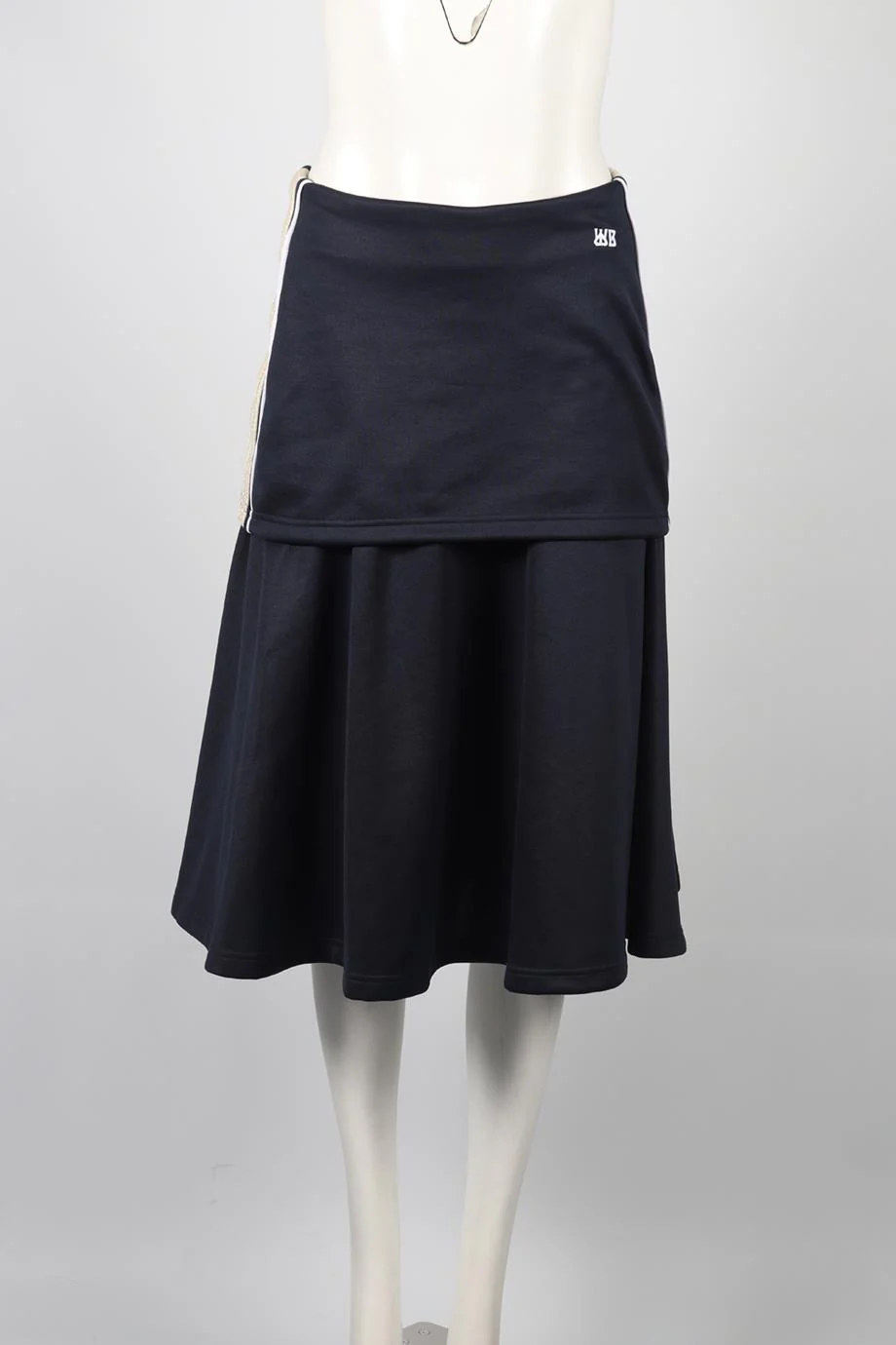 WALES BONNER JERSEY MIDI SKIRT XSMALL - Image 2