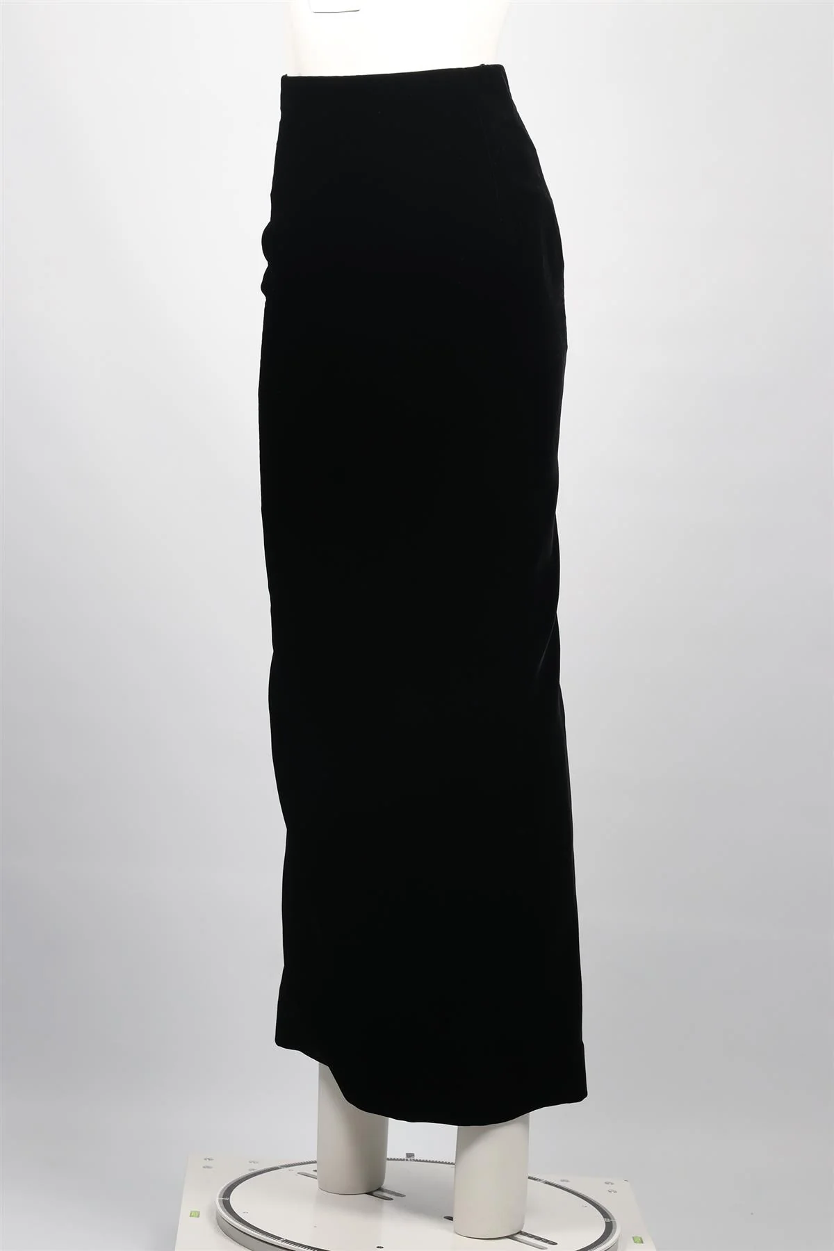 WARDROBE NYC BLACK VELVET MAXI SKIRT XSMALL - Image 3