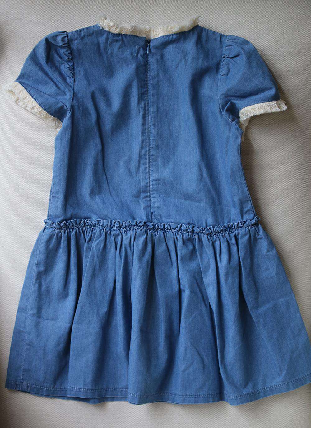 WILD AND GORGEOUS KIDS GIRLS JANE DENIM DRESS 4-5 YEARS - Image 2