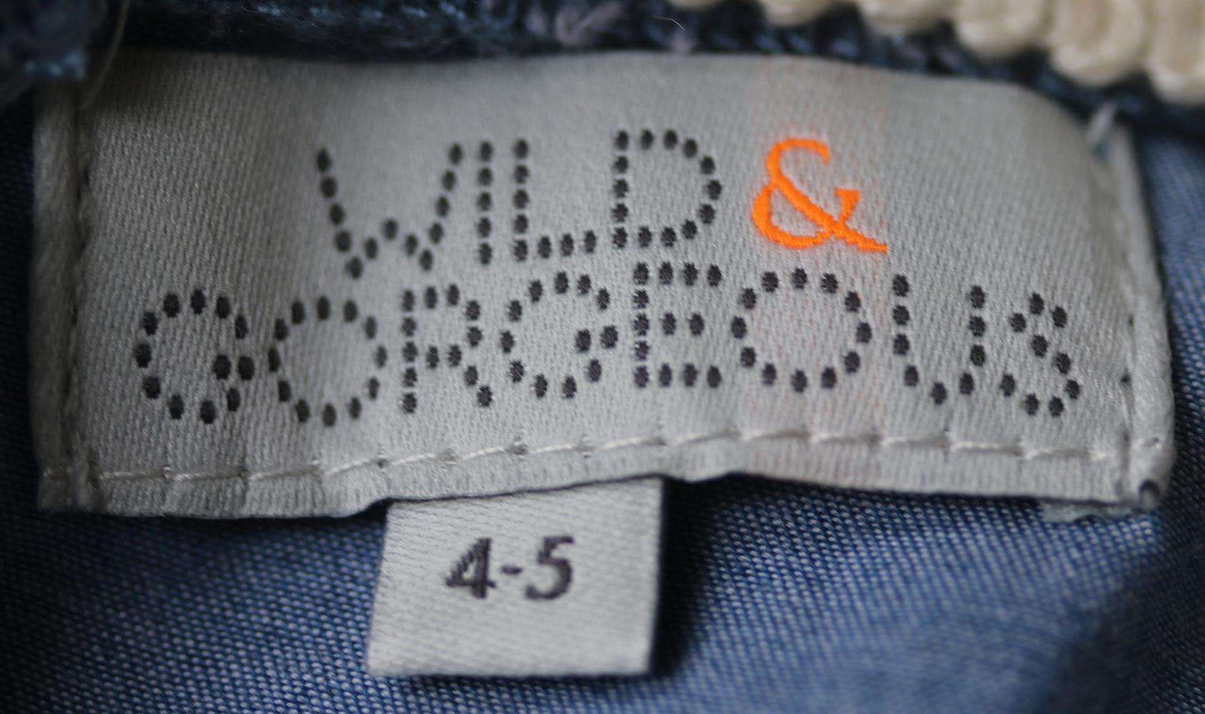 WILD AND GORGEOUS KIDS GIRLS JANE DENIM DRESS 4-5 YEARS - Image 3