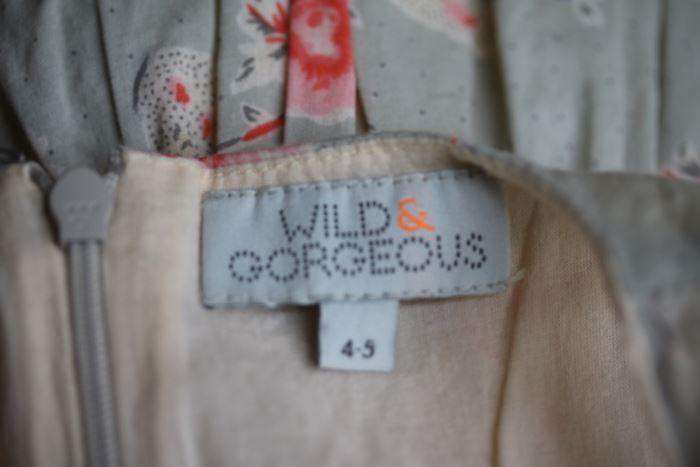 WILD & GORGEOUS GIRLS FLORAL DRESS 4-5 YEARS - Image 3