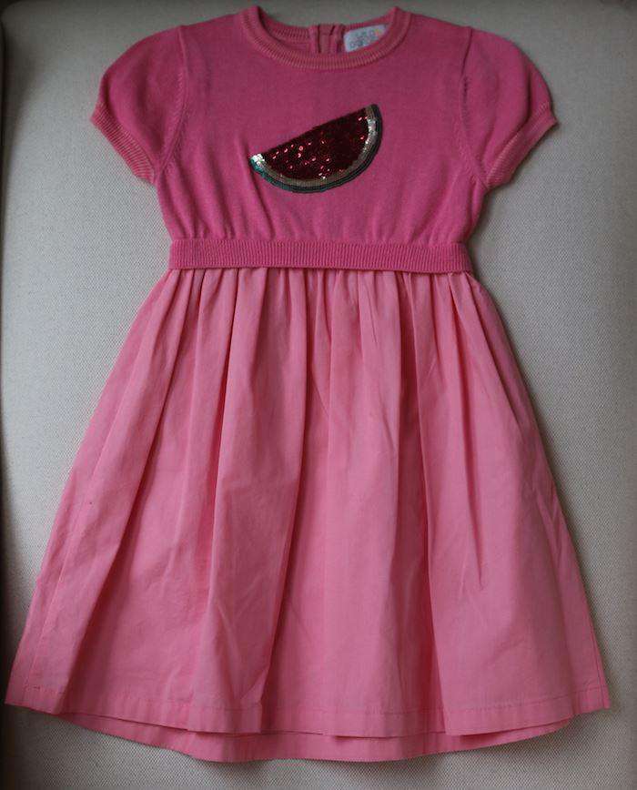 WILD & GORGEOUS GIRLS PINK WATERMELON DRESS 4-5 YEARS - Image 2