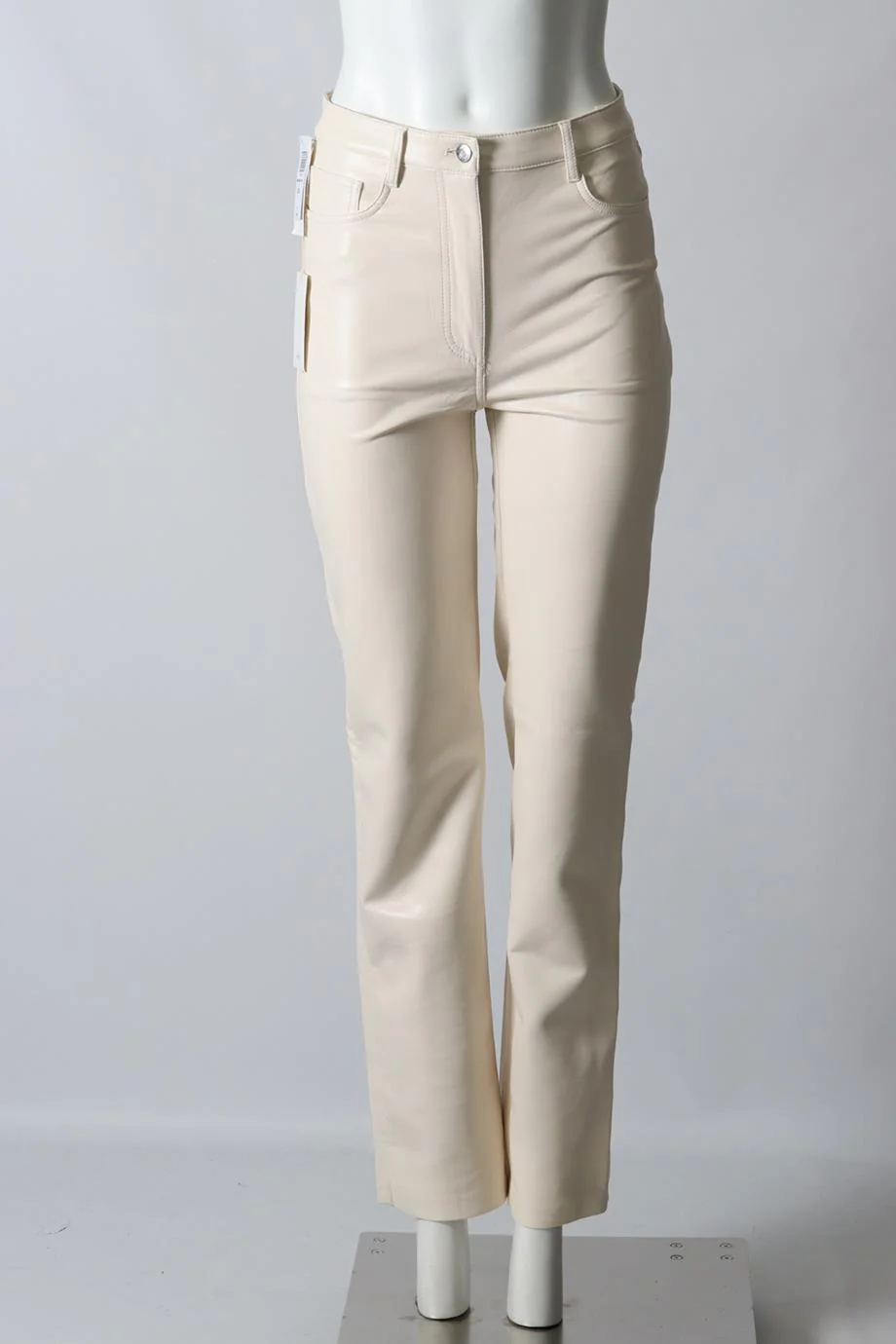 WILFRED FAUX LEATHER STRAIGHT LEG PANTS US 6 UK 10 - Image 2