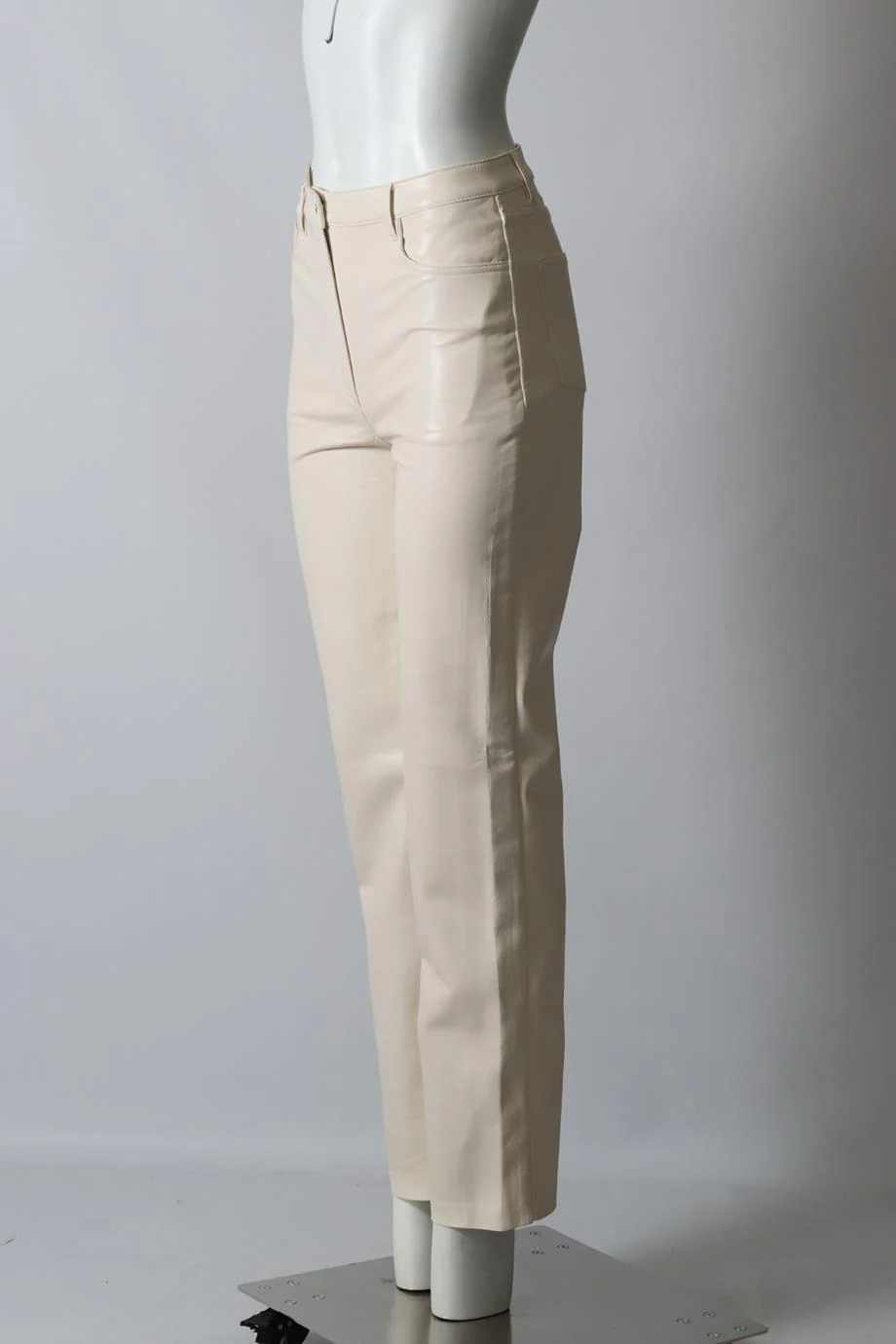 WILFRED FAUX LEATHER STRAIGHT LEG PANTS US 6 UK 10 - Image 3