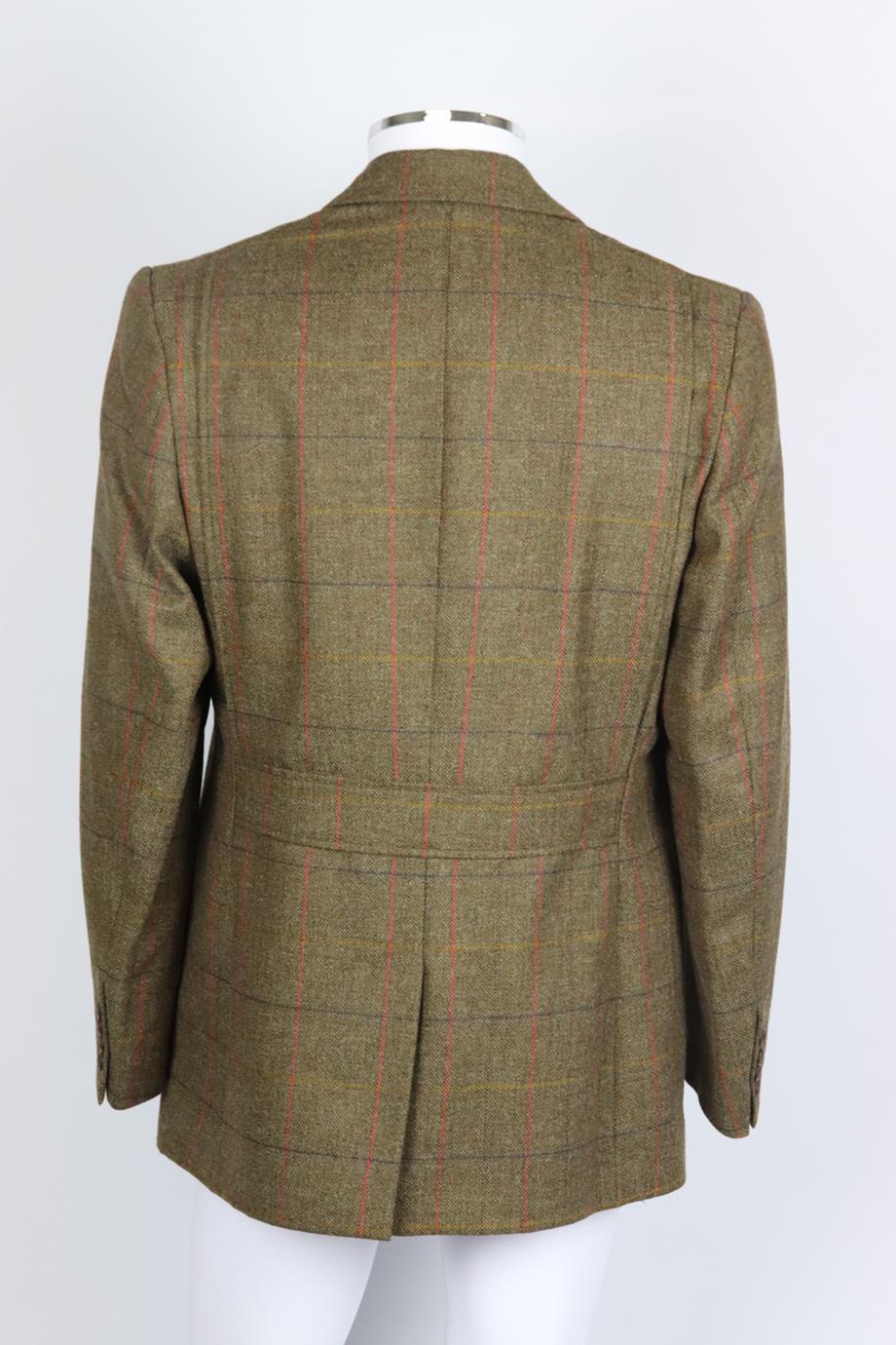 WILLIAM AND SON MEN'S CHECKED WOOL BLEND BLAZER XLARGE - Image 3