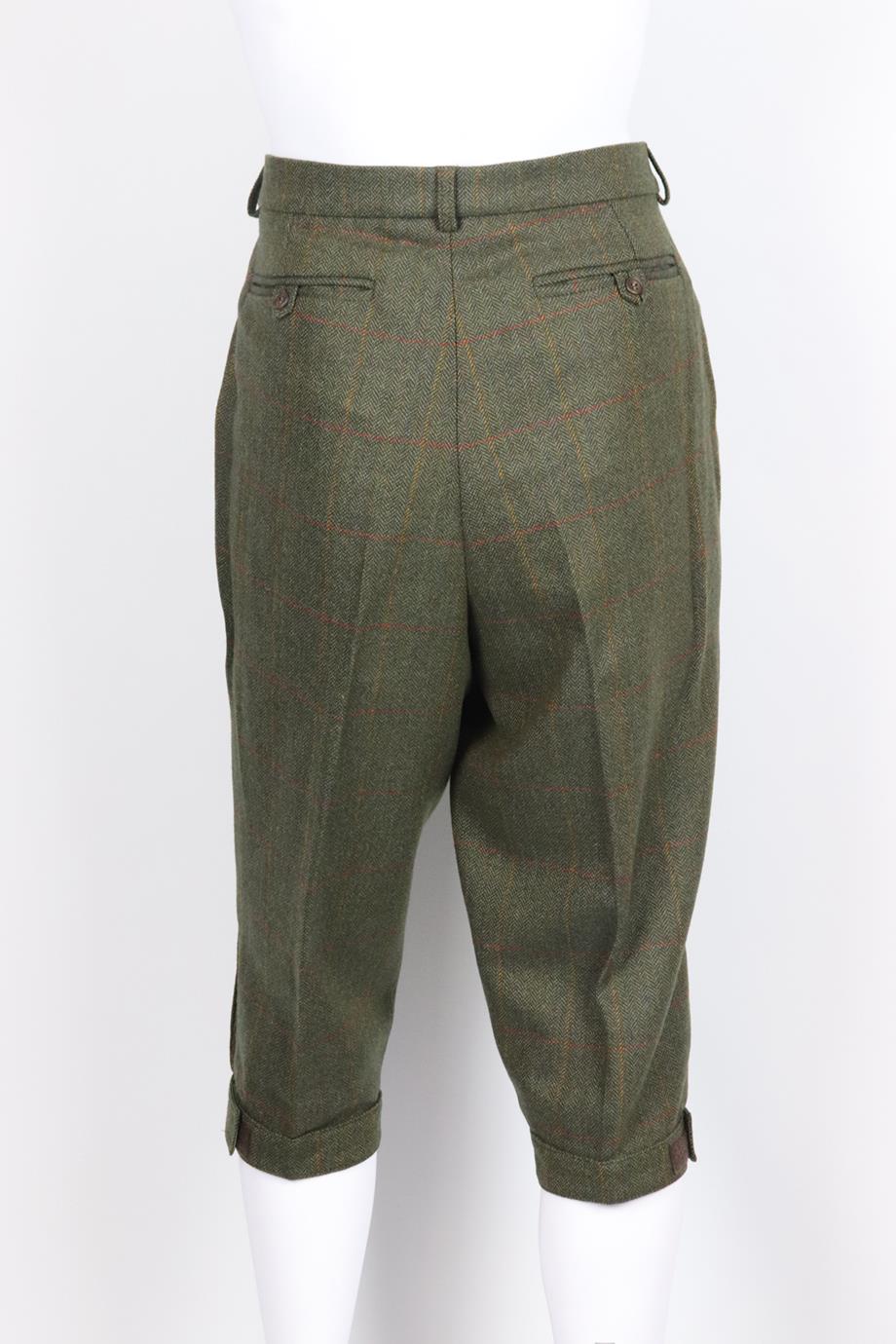 WILLIAM AND SON MEN'S CHECKED WOOL BLEND TWEED PANTS XXLARGE - Image 3