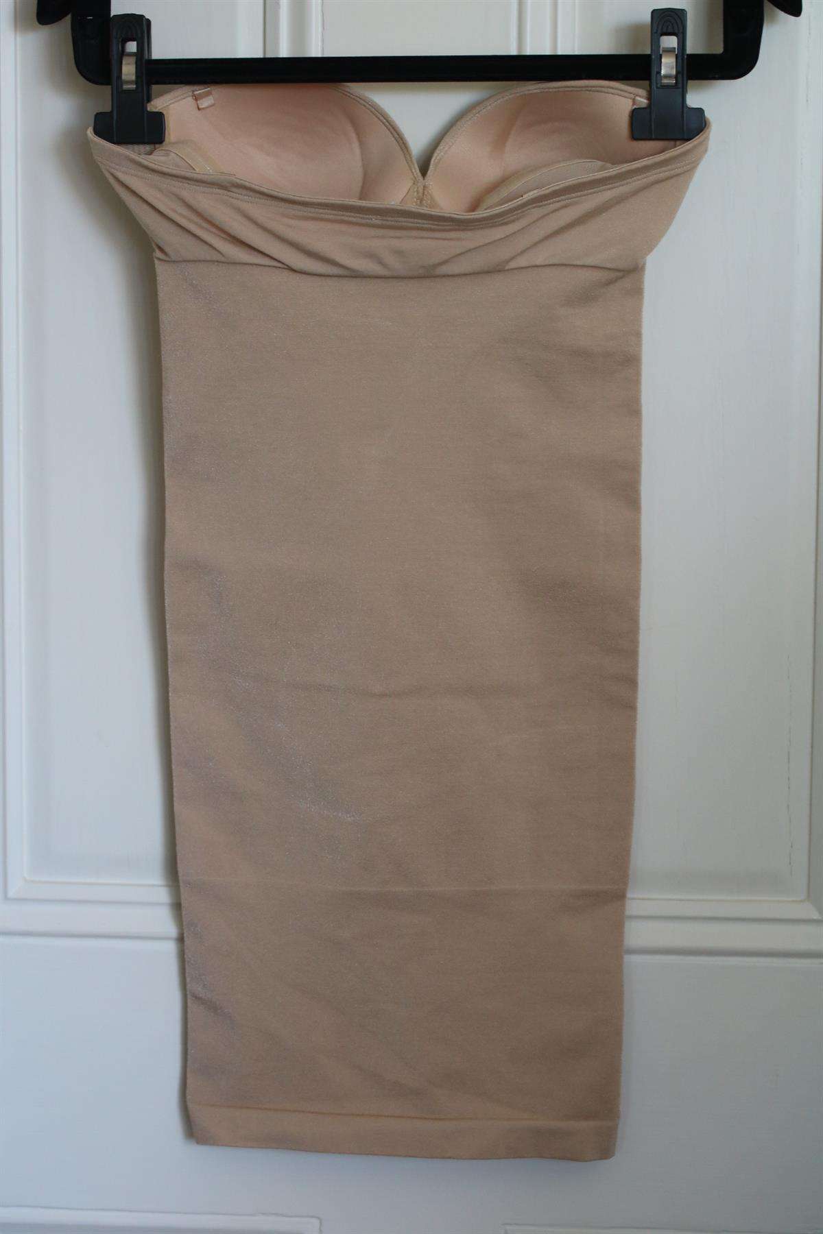 WOLFORD OPAQUE NATURAL LIGHT FORMING DRESS SMALL - Image 3