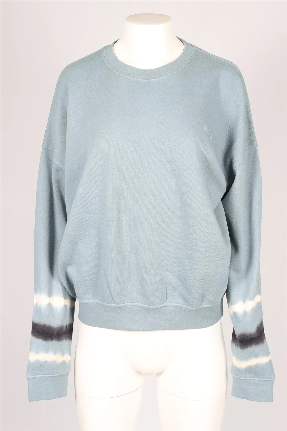WSLY BLUE COTTON BLEND SWEATSHIRT SMALL - Image 2