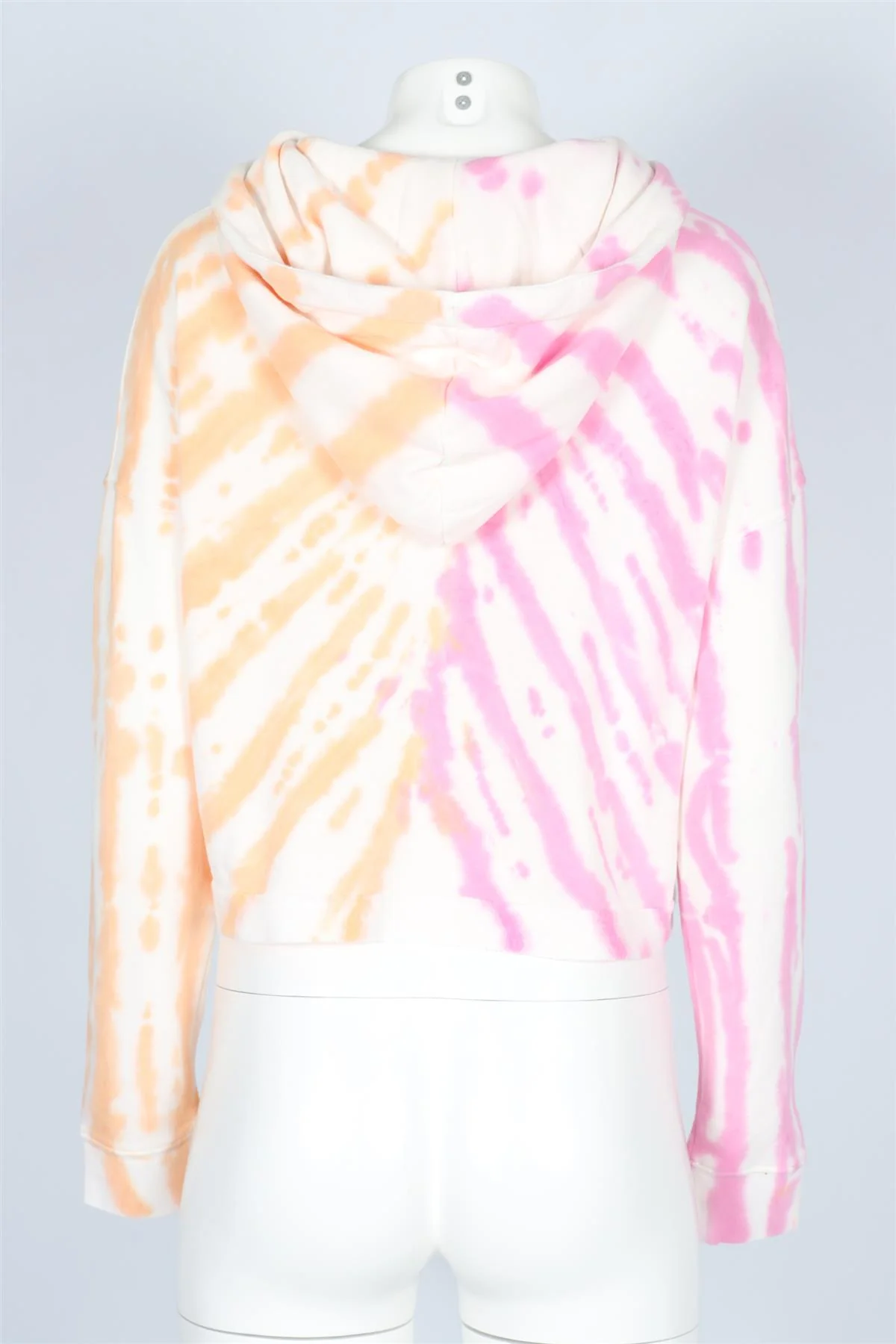 WSLY PINK AND ORANGE COTTON HOODIE SMALL - Image 4