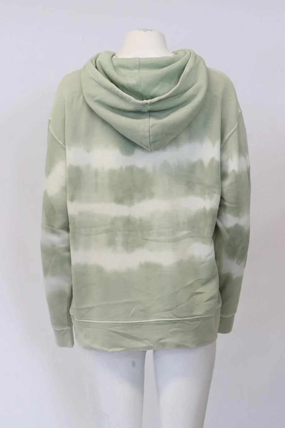 WSLY TIE DYED COTTON JERSEY HOODIE SMALL - Image 4
