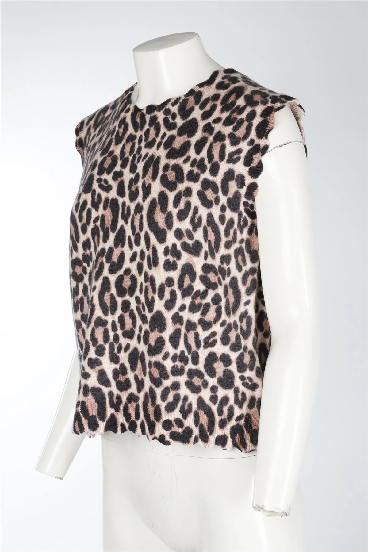 WYSE LONDON BROWN WOOL VEST MEDIUM - Image 3