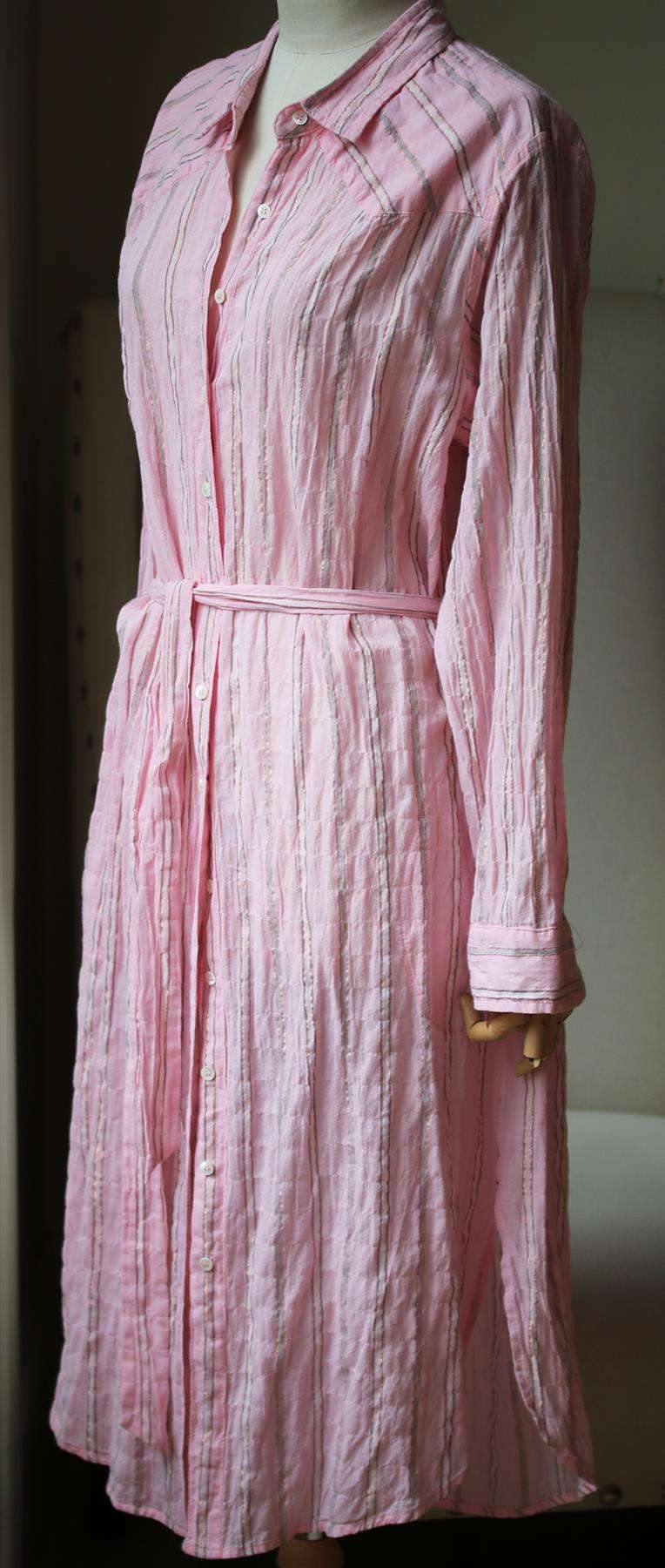 XIRENA COTTON BLEND SHIRT DRESS MEDIUM - Image 2