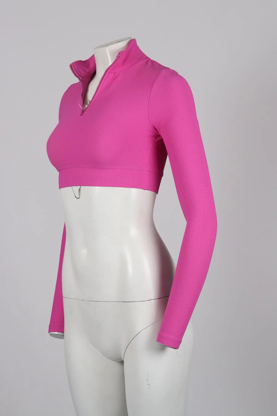YEAR OF OURS CROPPED STRETCH JERSEY TOP XSMALL - Image 3