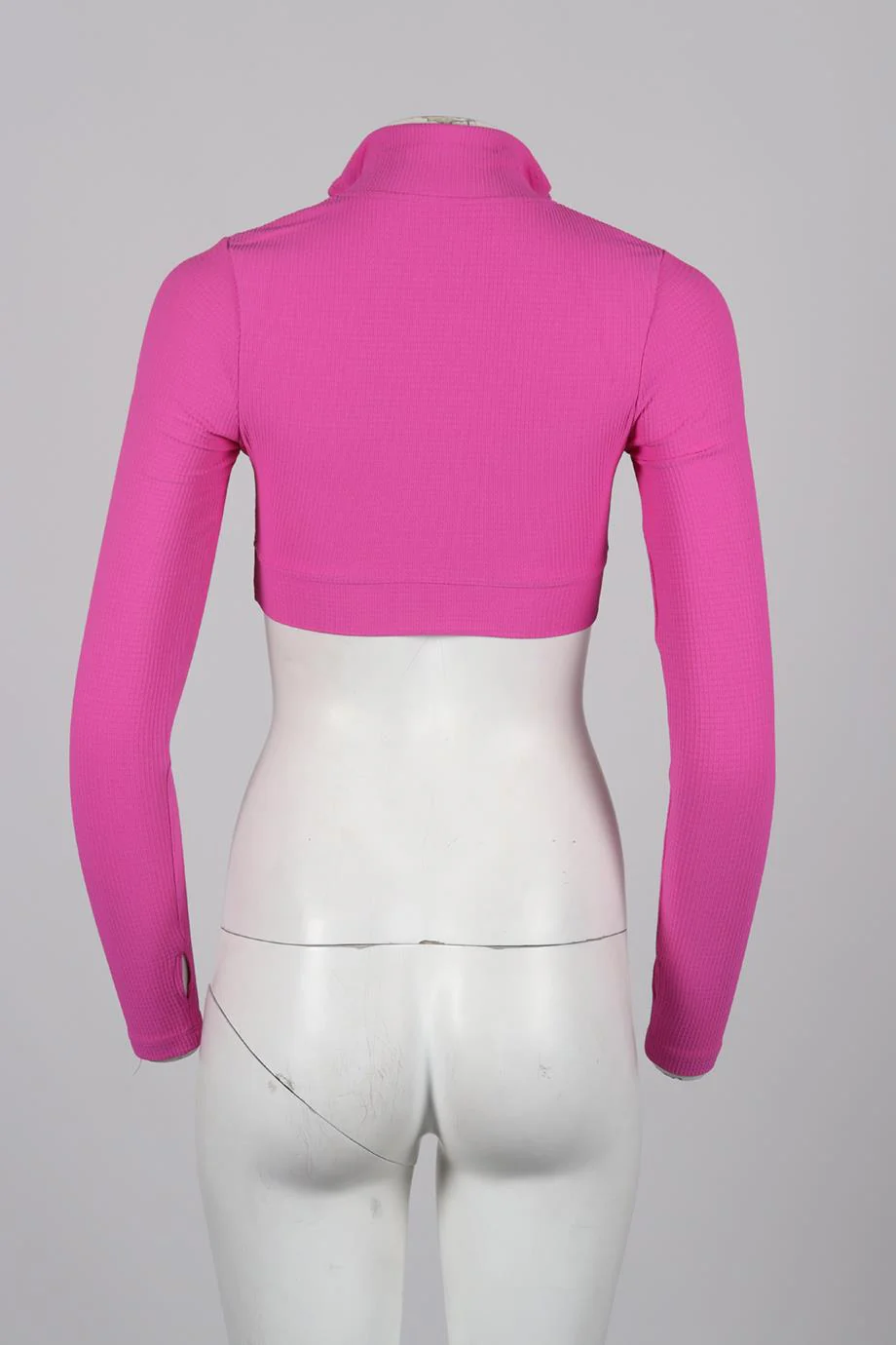 YEAR OF OURS CROPPED STRETCH JERSEY TOP XSMALL - Image 4