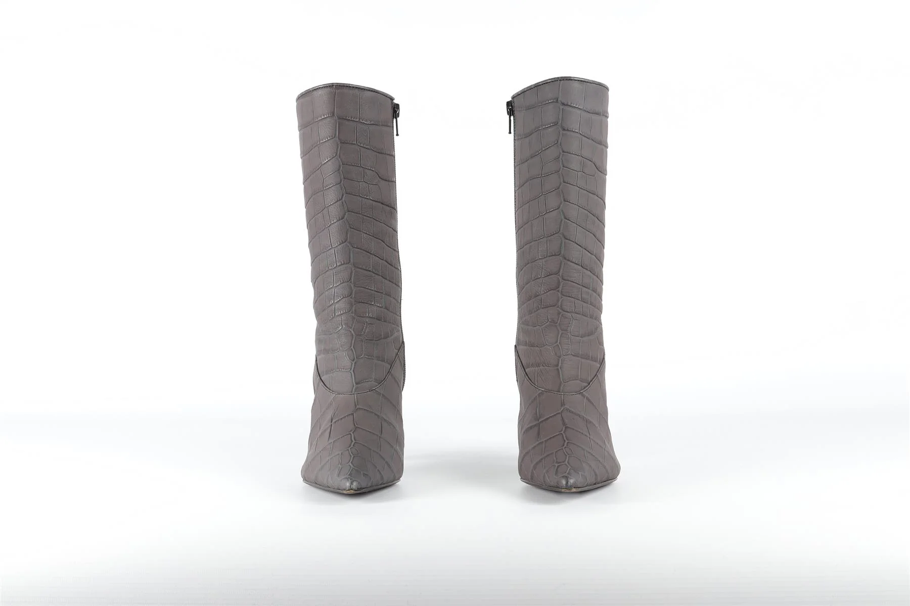YEEZY GREY SEASON 5 LEATHER BOOTS EU 38 UK 5 US 8 - Image 3