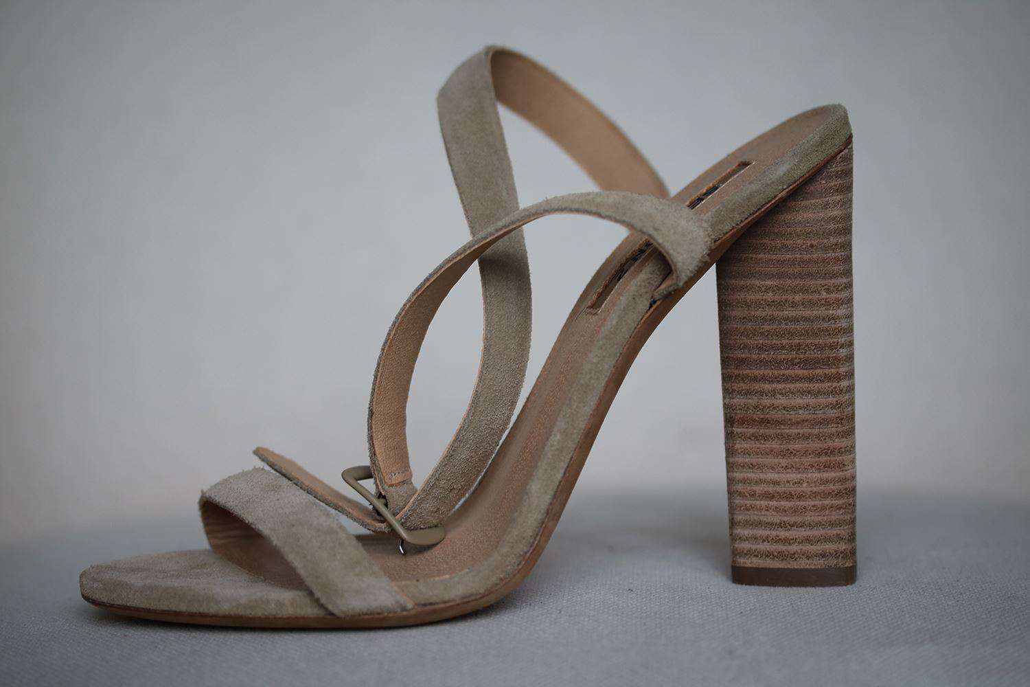 YEEZY SEASON 2 SUEDE BLOCK SANDALS EU 38 UK 5 US 8 - Image 3