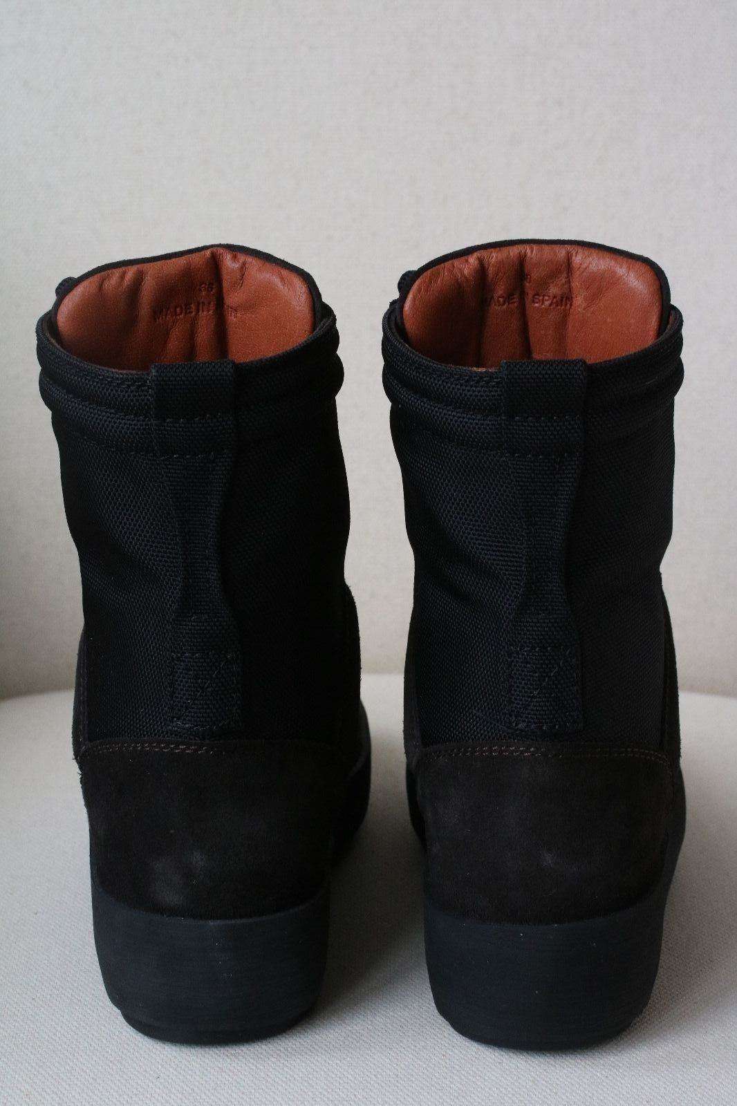 YEEZY SEASON 3 BLACK MILITARY BOOTS EU 38 UK 5 US 8 - Image 6