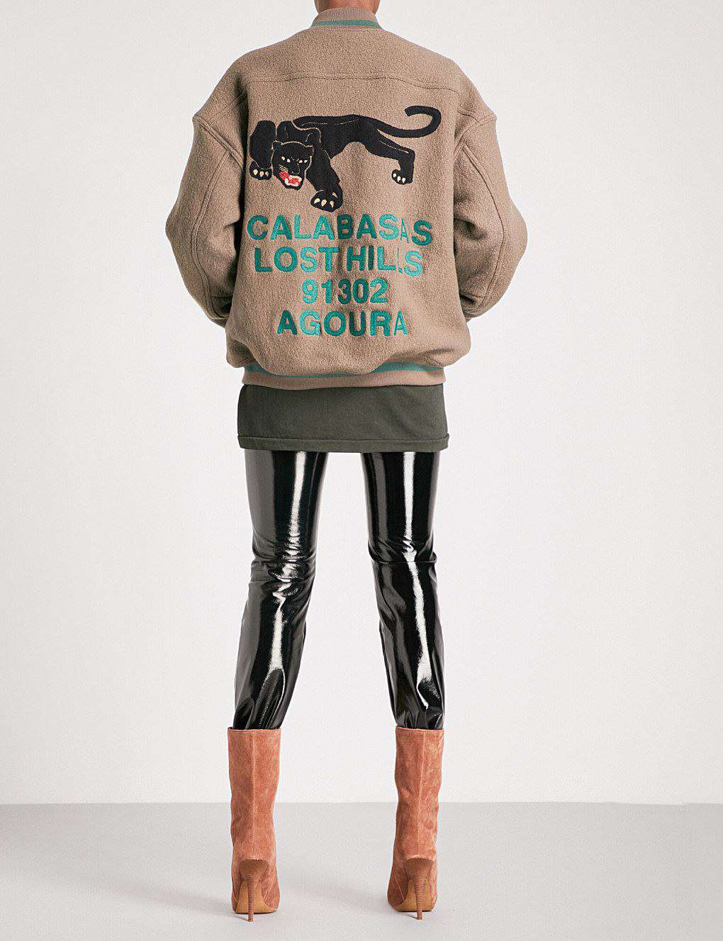 YEEZY SEASON 5 MULHOLLAND OVERSIZE CLASSIC BOMBER JACKET SMALL - Image 2