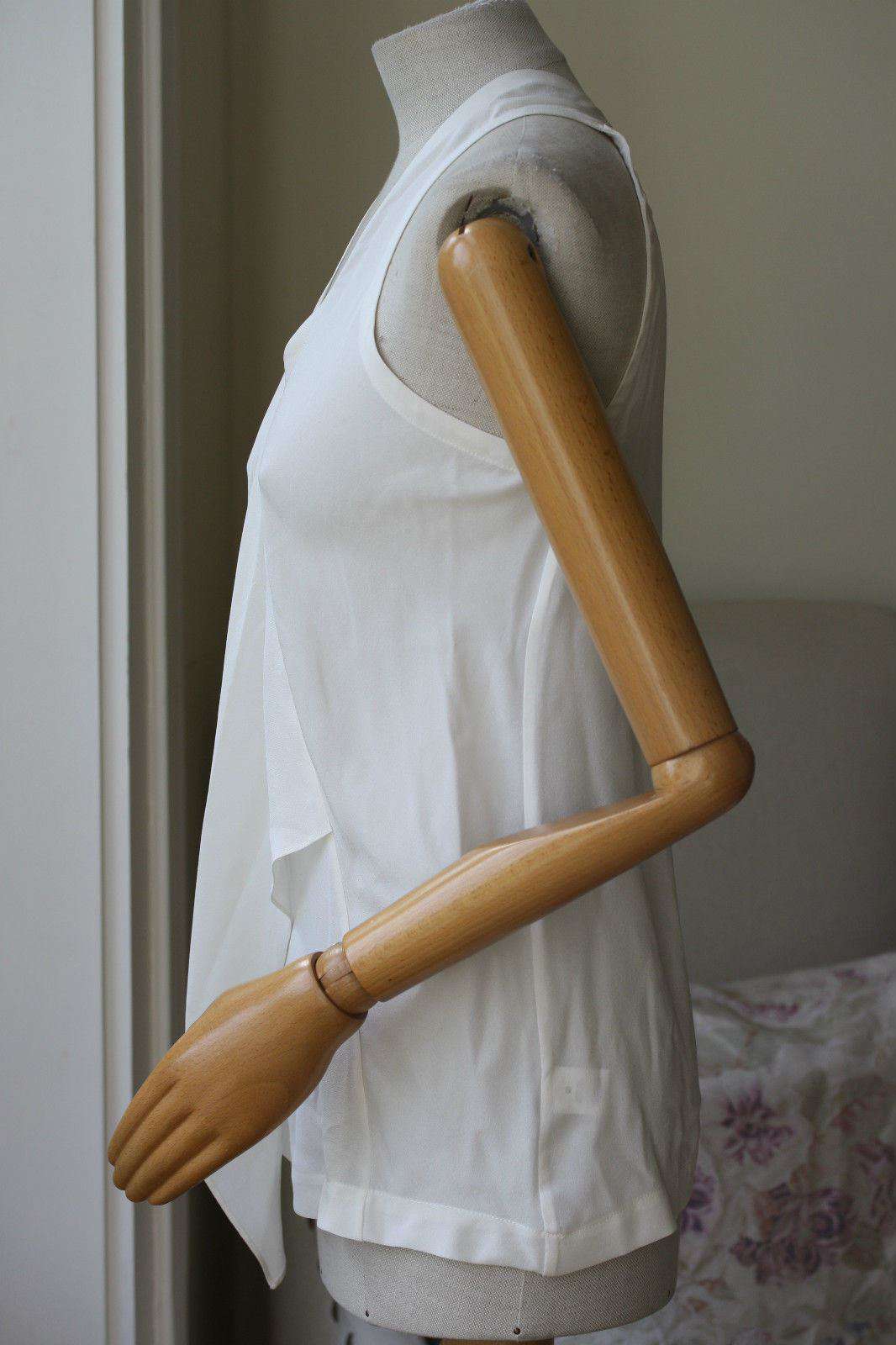 YIGAL AZROUEL GEORGETTE SILK TOP US 2 UK 6 - Image 3