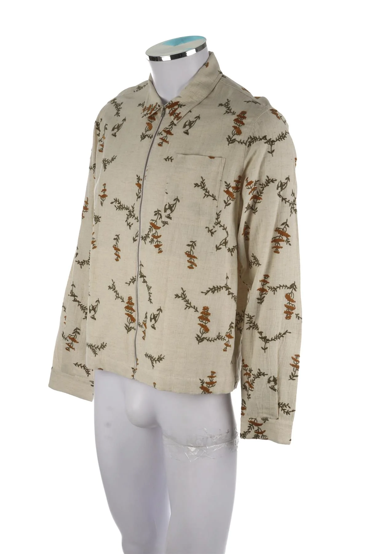 YMC BEIGE MENS COTTON JACKET SMALL - Image 3