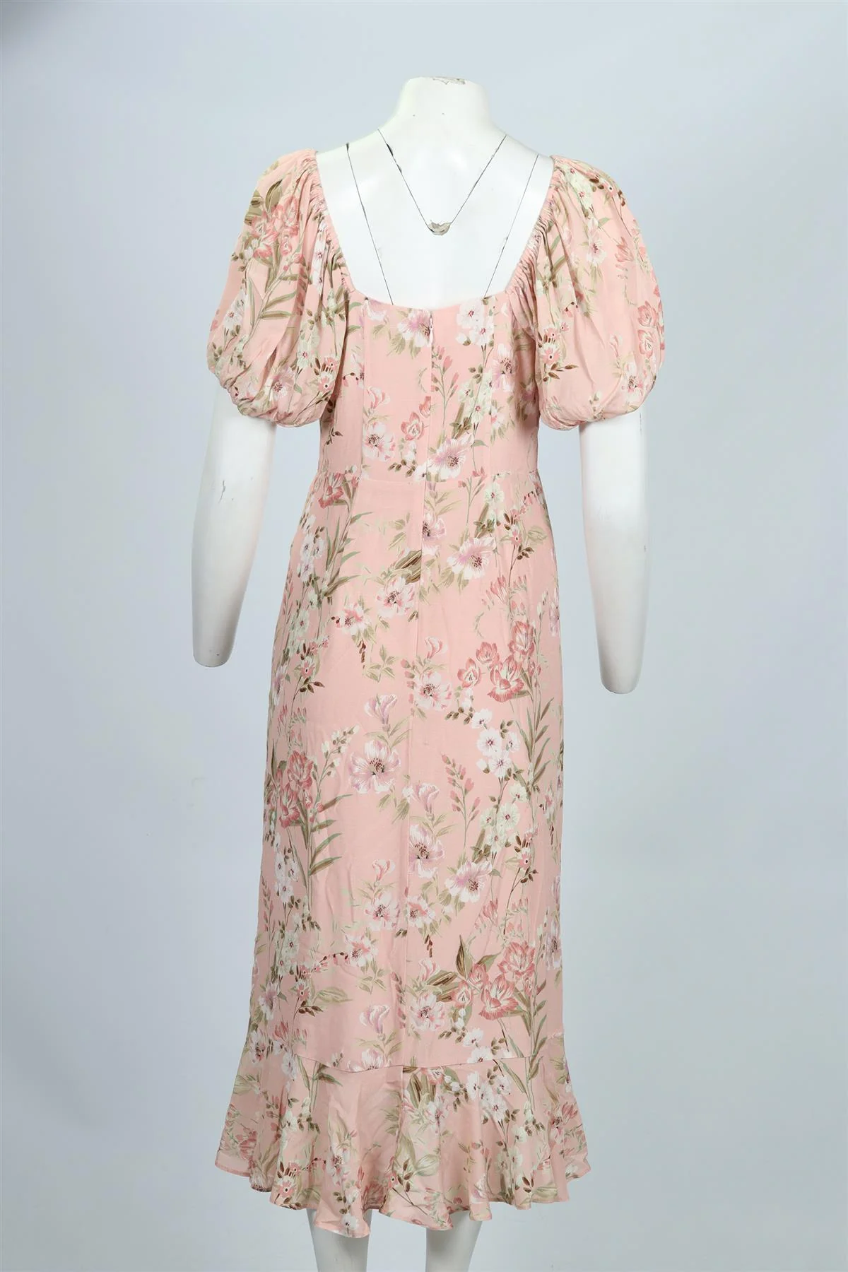 YUMI KIM CREPE MIDI DRESS LARGE - Image 4