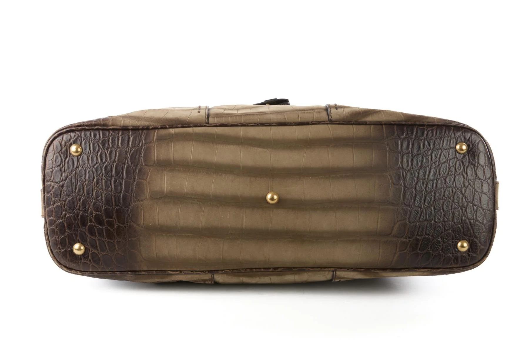 YVES SAINT LAURENT BROWN MUSE LEATHER TOTE BAG - Image 7
