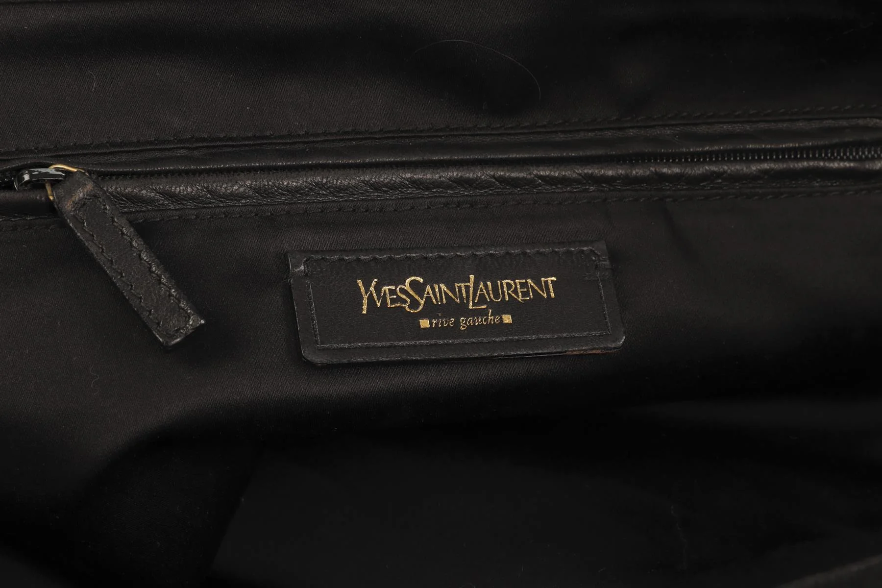 YVES SAINT LAURENT GREY DOWNTOWN FELT TOTE BAG - Image 8