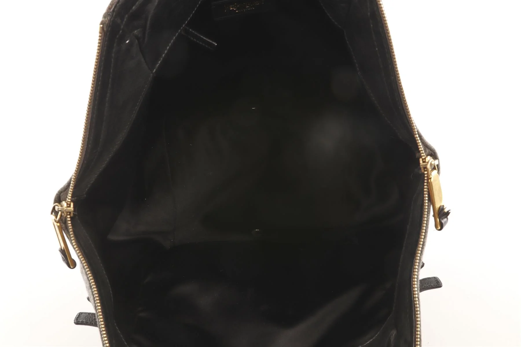 YVES SAINT LAURENT GREY DOWNTOWN FELT TOTE BAG - Image 9
