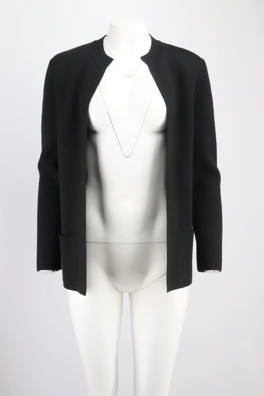 YVES SAINT LAURENT VINTAGE KNITTED CARDIGAN FR 38 UK 10 - Image 3
