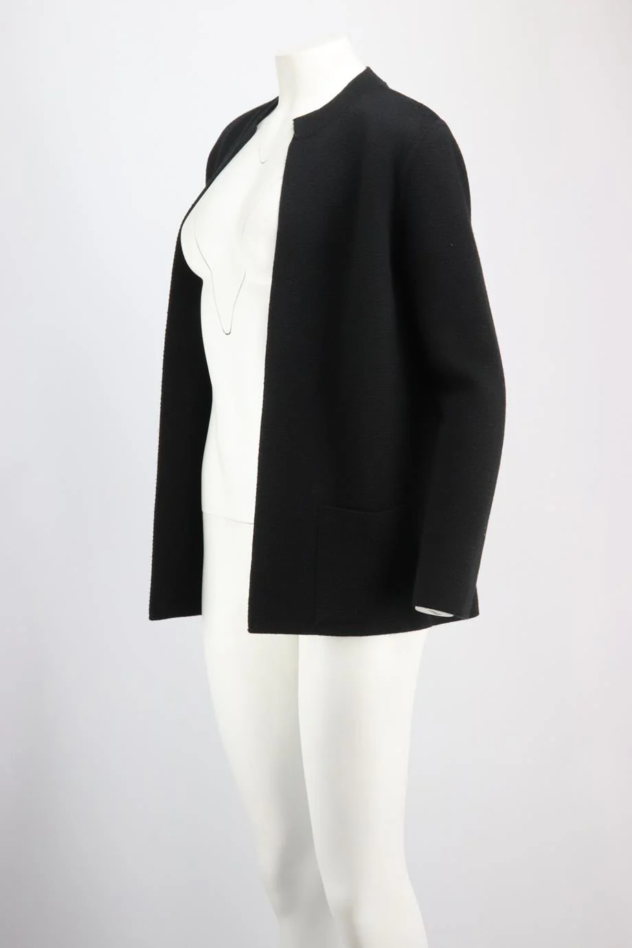 YVES SAINT LAURENT VINTAGE KNITTED CARDIGAN FR 38 UK 10 - Image 4