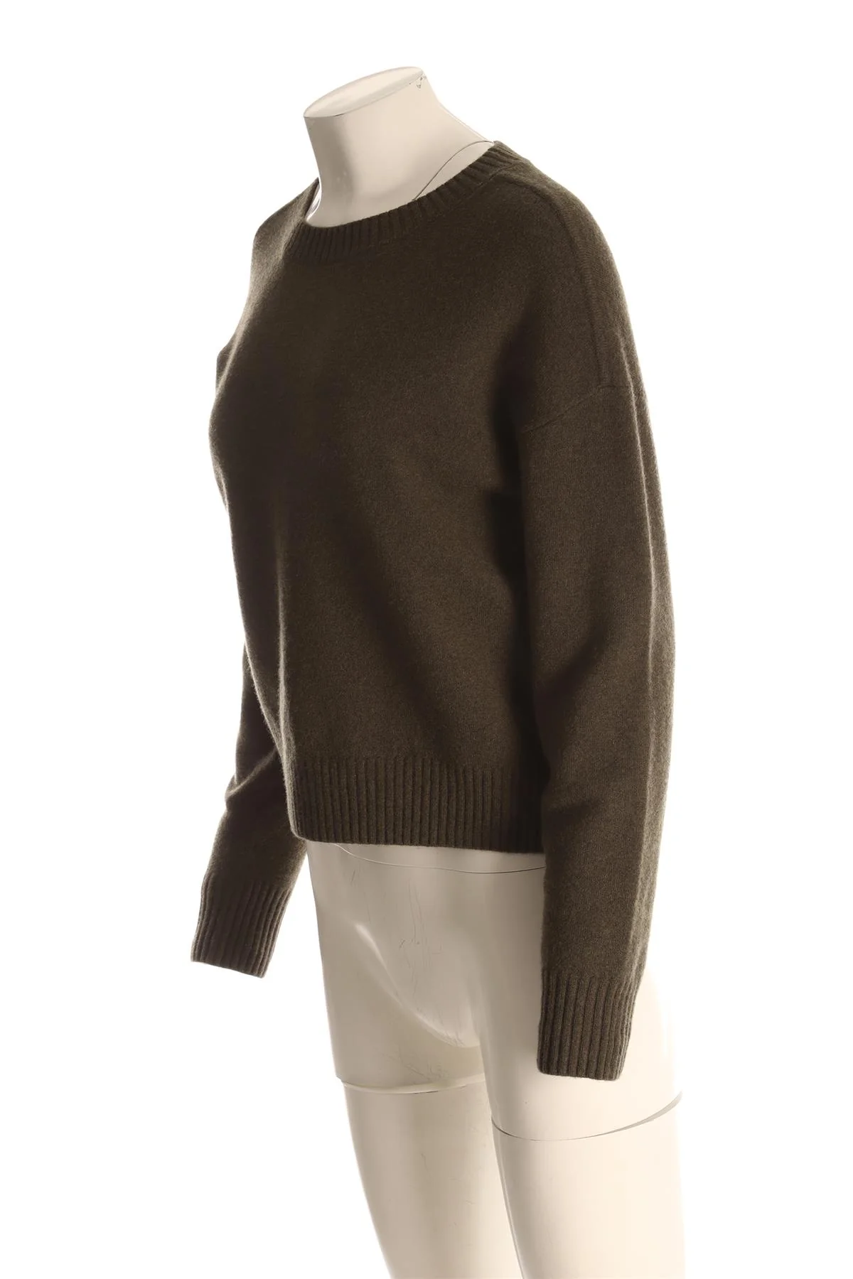 YVES SALOMON GREEN WOOL SWEATER SMALL - Image 3