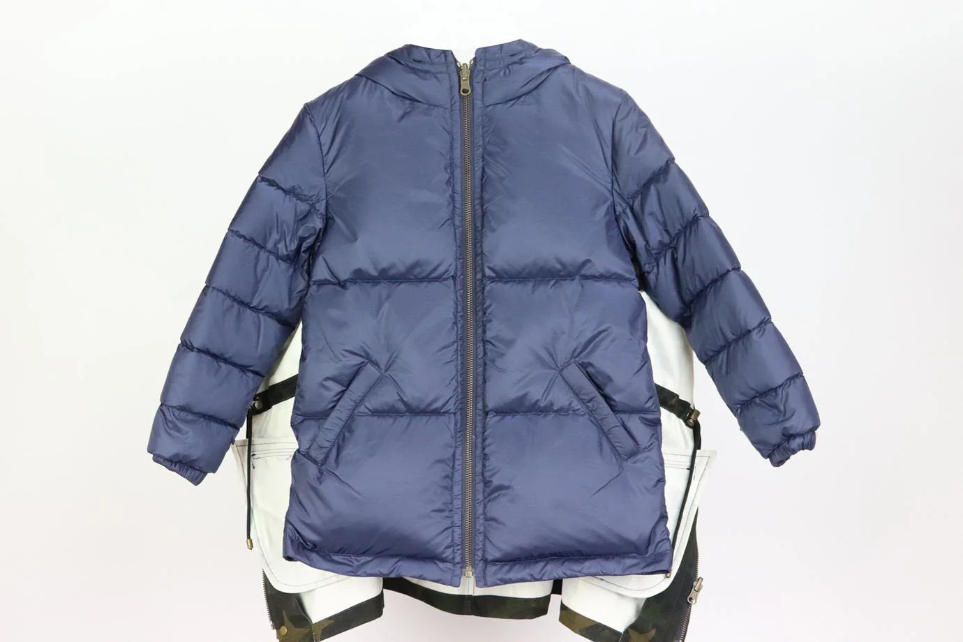 YVES SALOMON KIDS UNISEX PRINTED CANVAS PARKA COAT 8 YEARS - Image 4