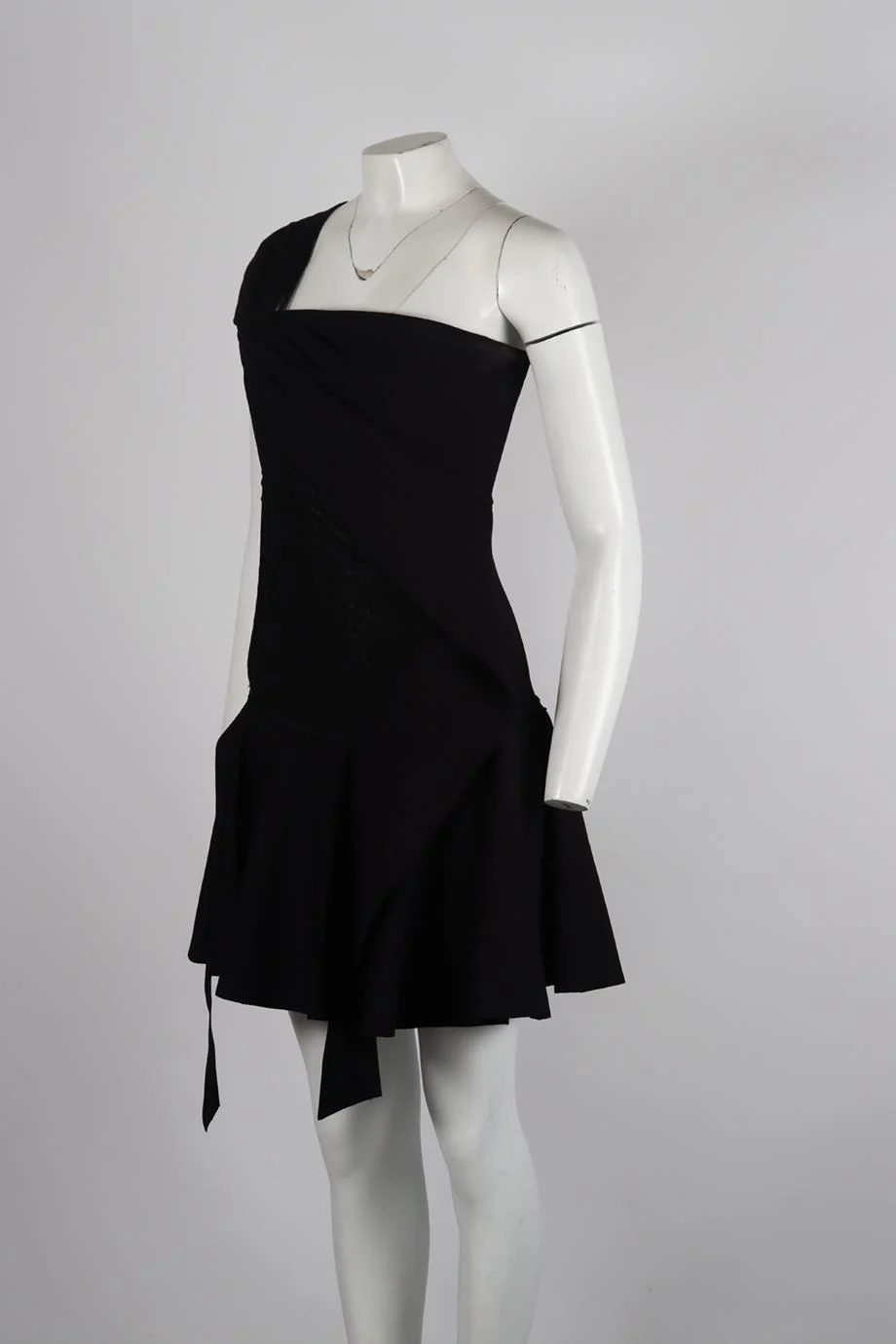 ZAC POSEN CREPE MINI DRESS MEDIUM - Image 3