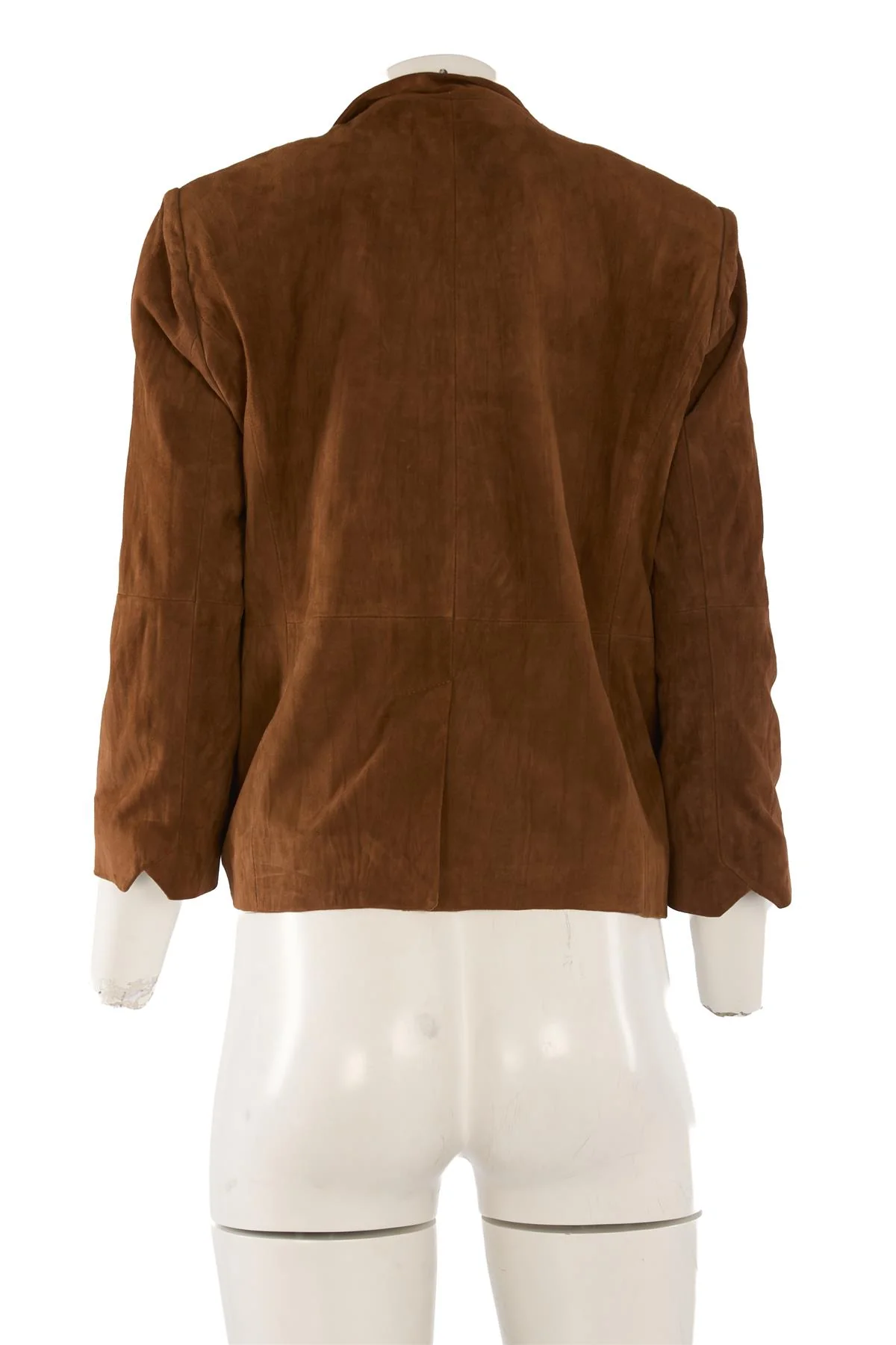 ZADIG & VOLTAIRE BROWN SUEDE BLAZER FR 36 UK 8 - Image 4