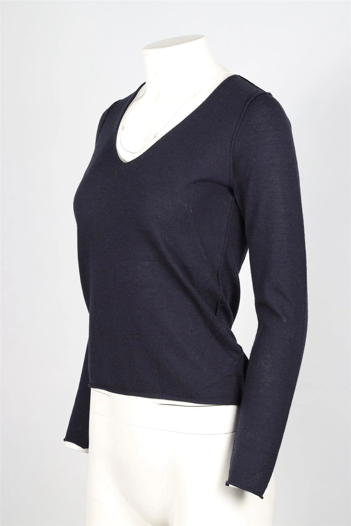 ZADIG & VOLTAIRE NAVY WOOL SWEATER XSMALL - Image 3