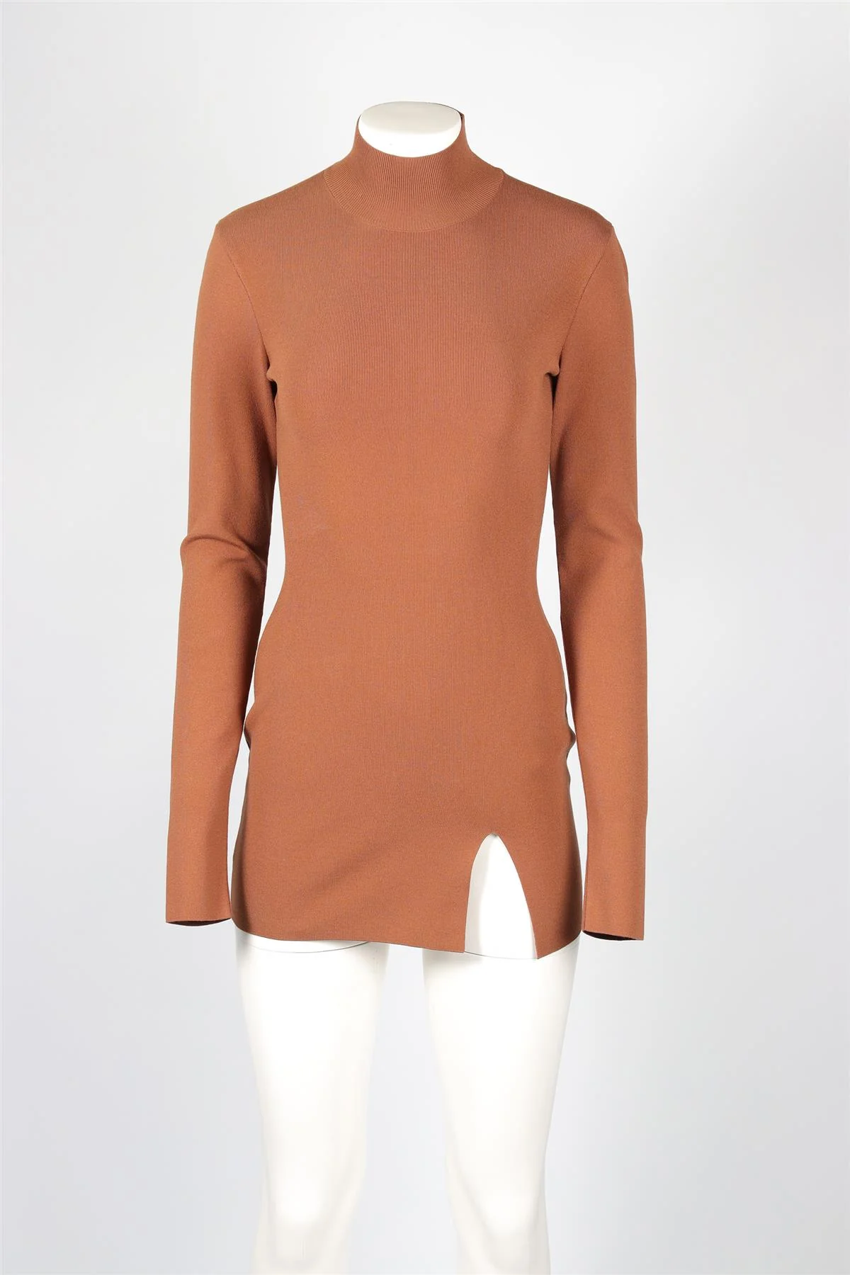 ZEYNEP ARCAY BROWN KNIT MINI DRESS UK 8 - Image 2