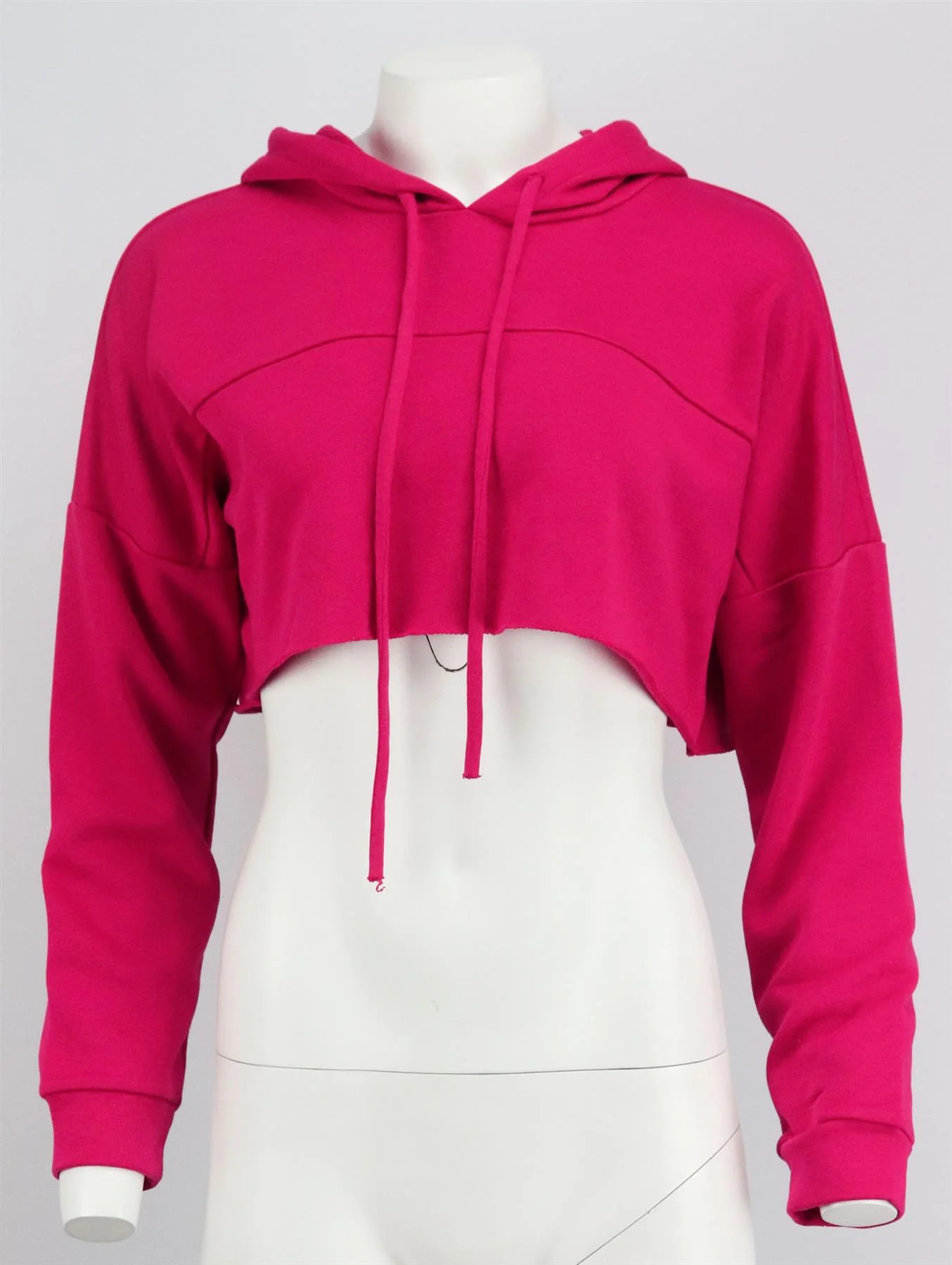 ZEYNEP ARCAY CROPPED COTTON TERRY HOODIE UK 8/10 - Image 2