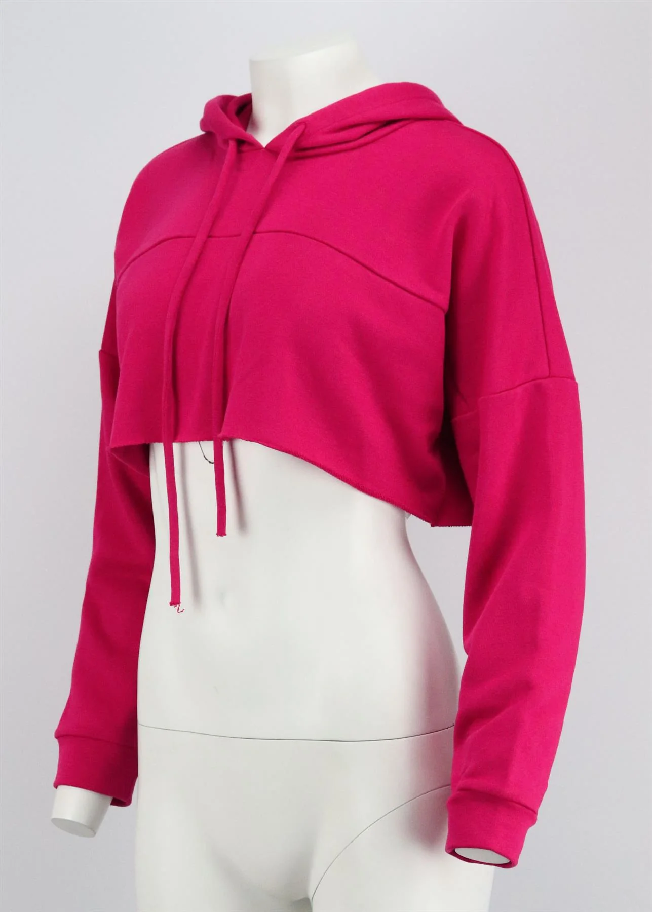 ZEYNEP ARCAY CROPPED COTTON TERRY HOODIE UK 8/10 - Image 3