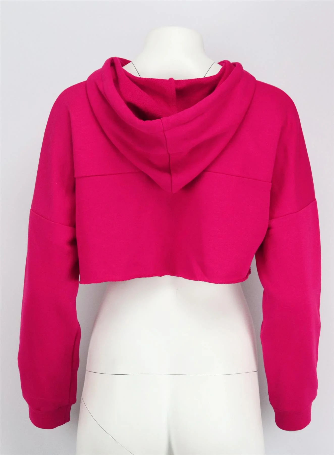 ZEYNEP ARCAY CROPPED COTTON TERRY HOODIE UK 8/10 - Image 4