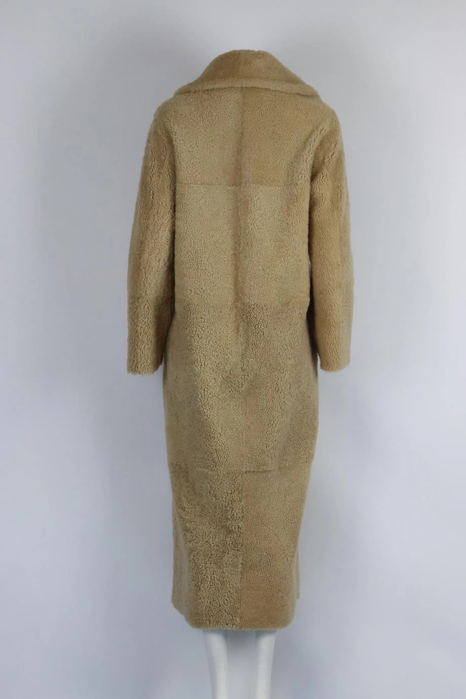 ZEYNEP ARCAY REVERSABLE SHEARLING AND LEATHER COAT FR 32 UK 4 - Image 3