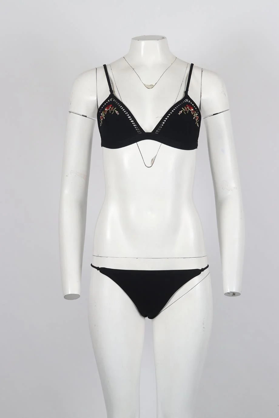 ZIMMERMAN STRETCH TRIANGLE BIKINI UK 10 - Image 2