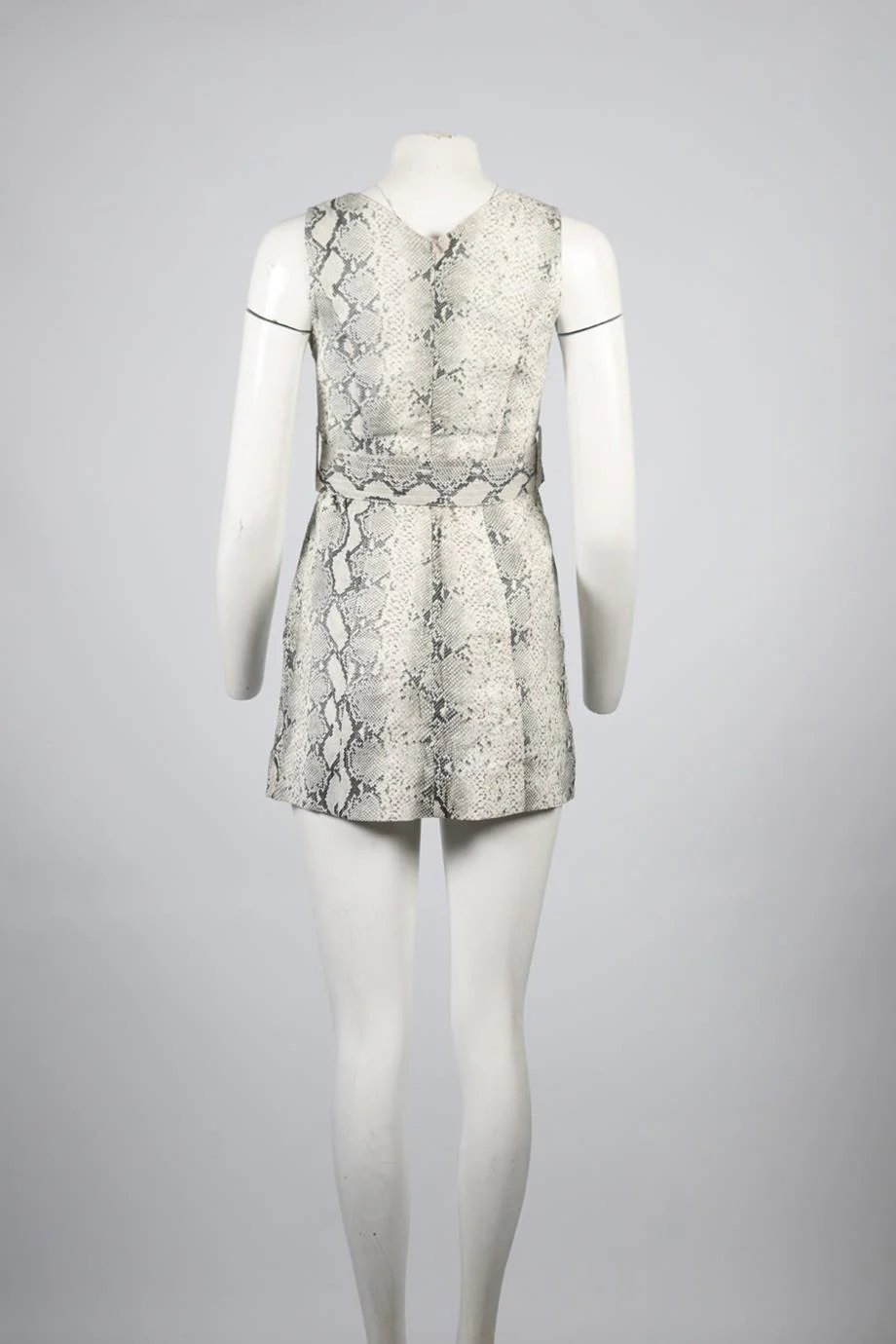 ZIMMERMANN BELTED LINEN MINI DRESS UK 8 - Image 4