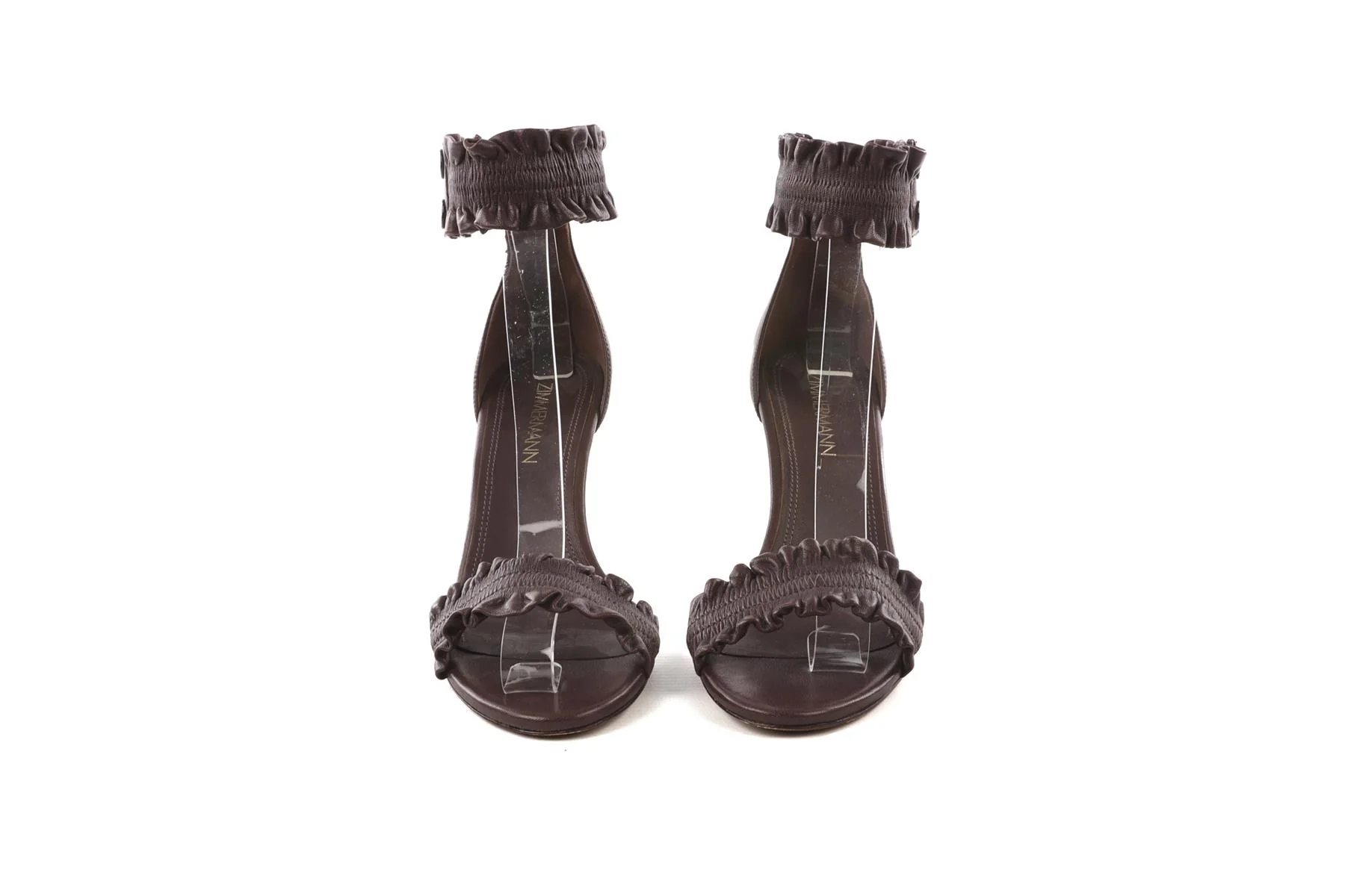 ZIMMERMANN BROWN LEATHER SANDALS EU 39 UK 6 US 9 - Image 3