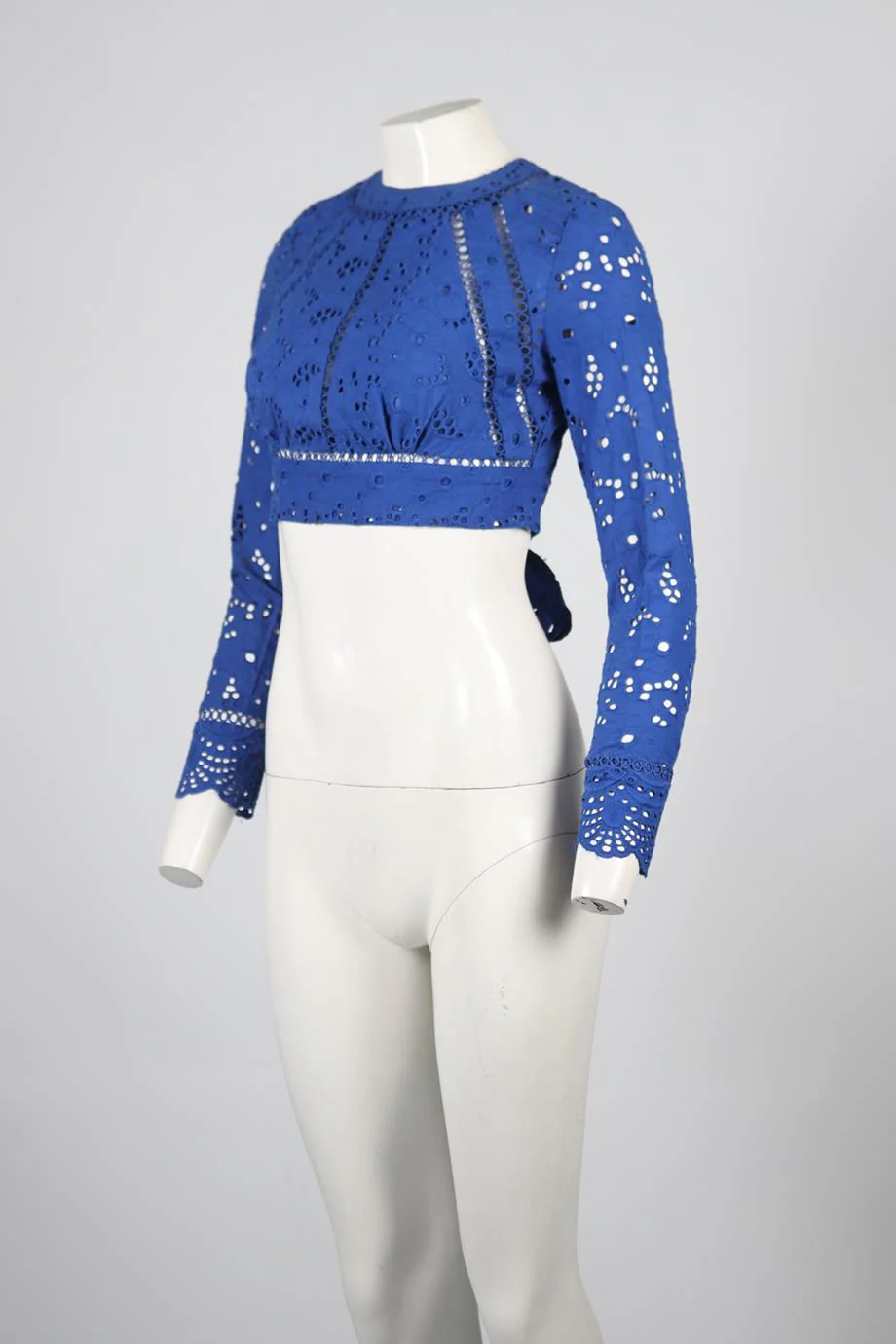 ZIMMERMANN CROPPED COTTON TOP UK 8 - Image 3