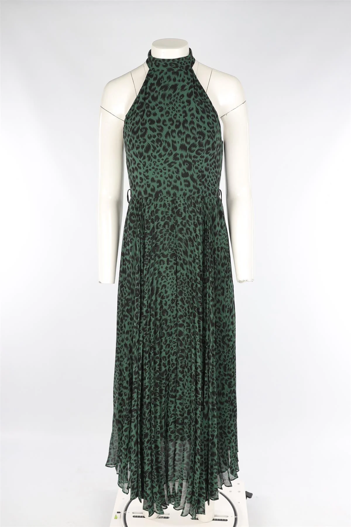 ZIMMERMANN GREEN CHIFFON MAXI DRESS UK 10 - Image 2