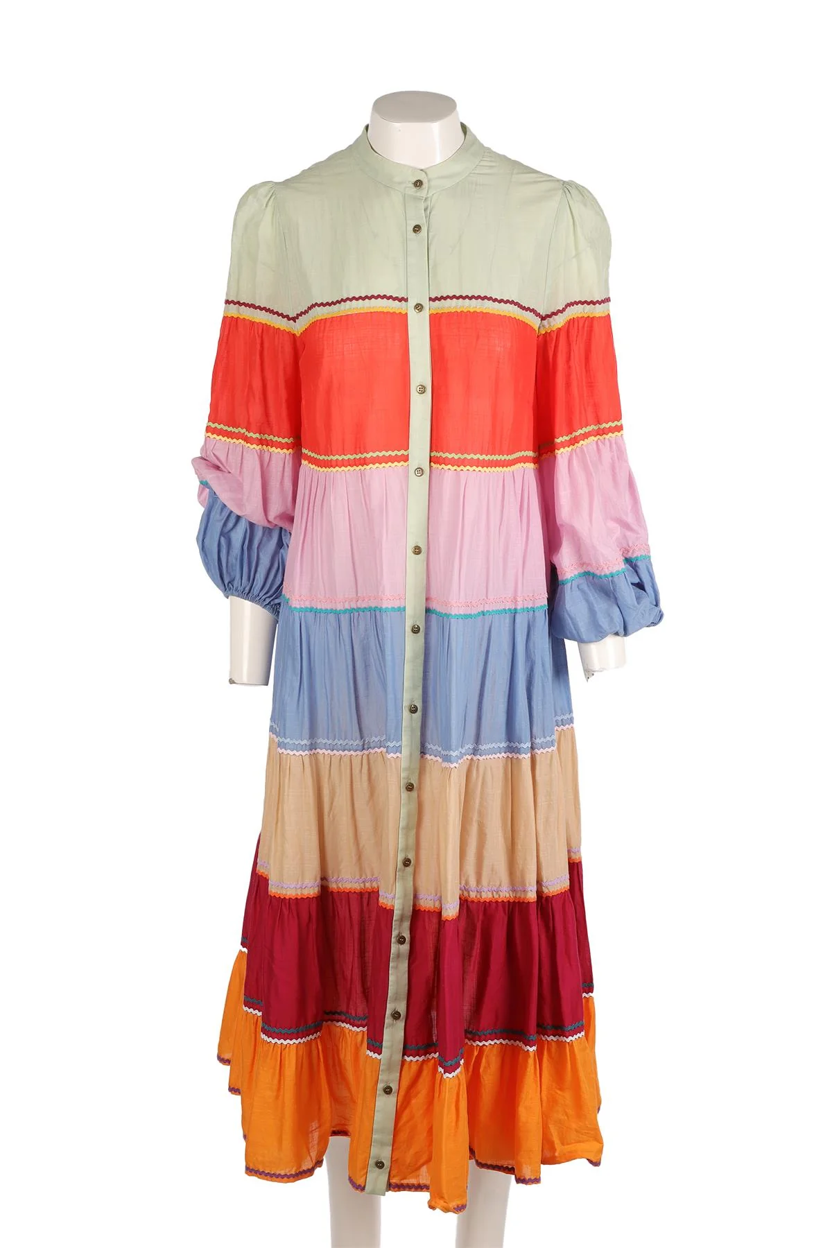 ZIMMERMANN MULTI COTTON MAXI DRESS 3 - Image 2
