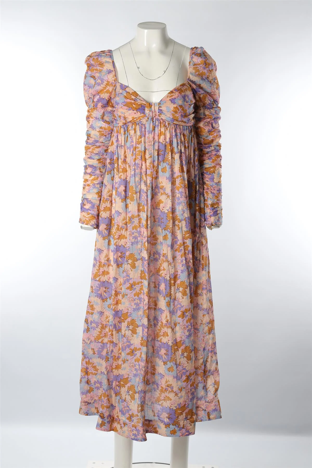 ZIMMERMANN MULTI COTTON MAXI DRESS UK 10 - Image 2